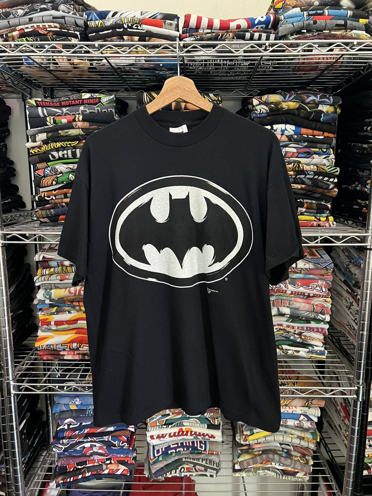DC Comics 1991 Batman Returns Superhero Joker Penguin Single Stitch Size US L / EU 52-54 / 3 - 1 Thumbnail