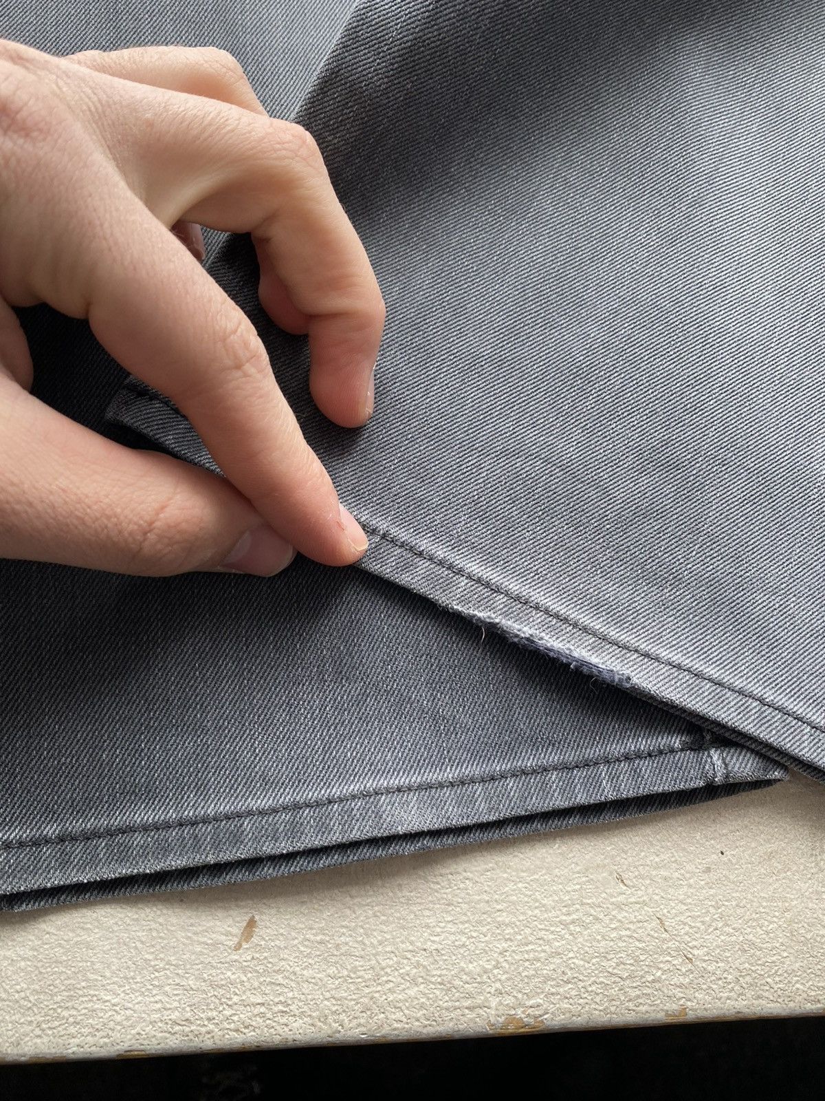 Hugo Boss 00s Luxury Hugo Boss Grey Stretch Denim Jeans Straight Fit Size US 38 / EU 54 - 14 Thumbnail