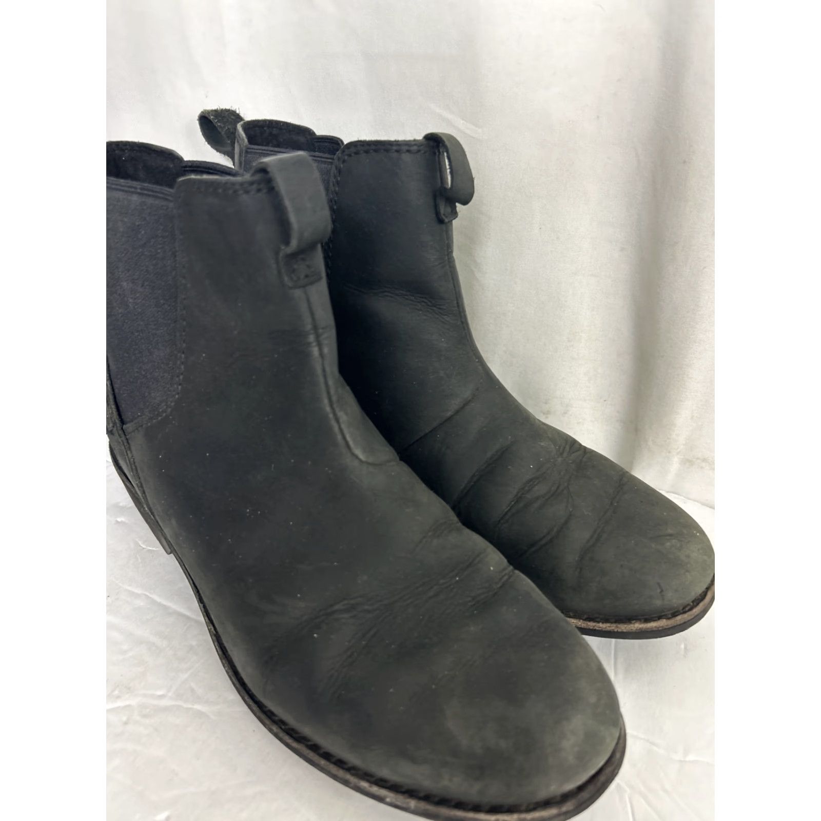 Teva TEVA Chelsea Waterproof Booties Women's 7 Black Round Toe Slip On Ankle Bootie Size US 7 / IT 37 - 3 Thumbnail