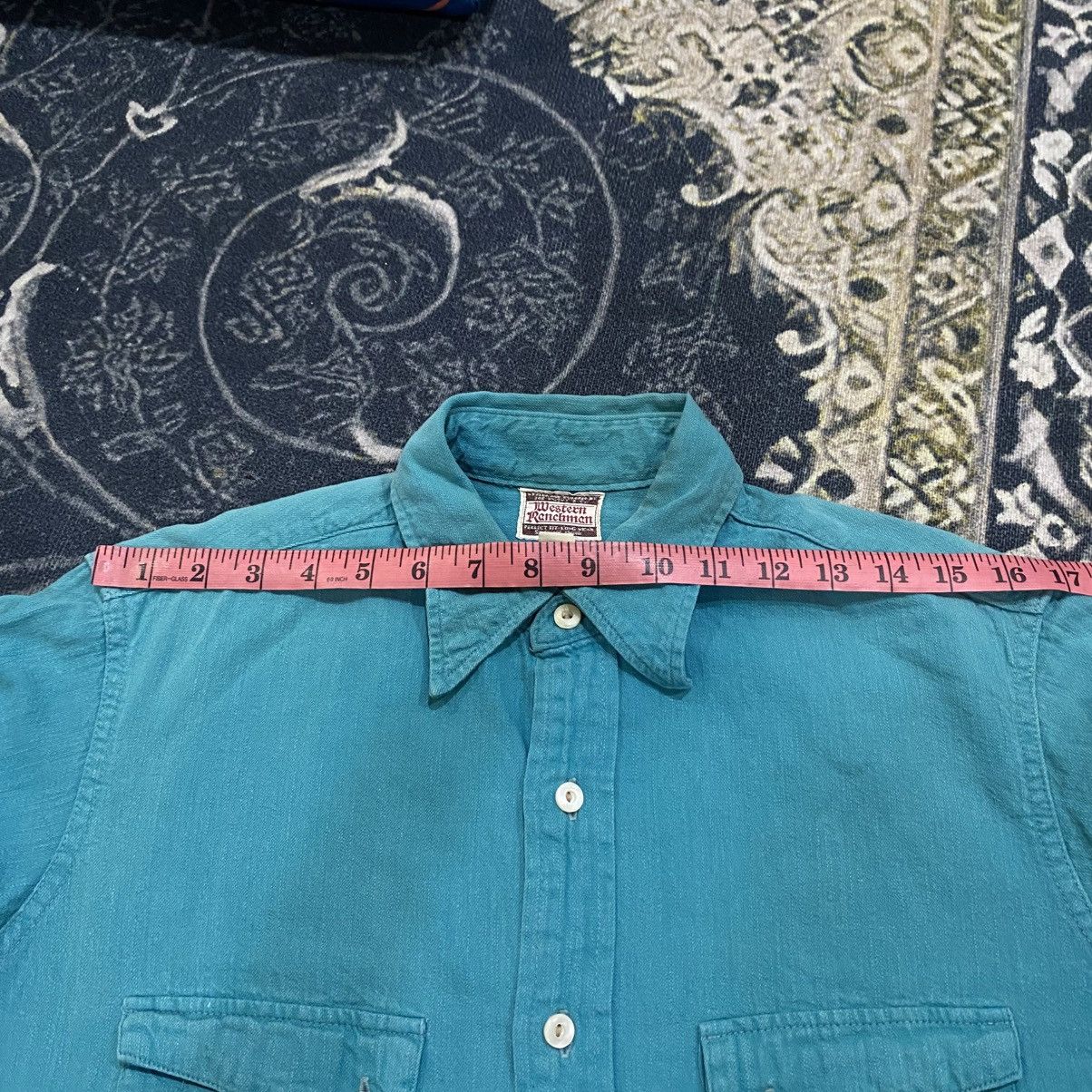 The Real McCoy's ‼️LAST DROP‼️Vintage Joe McCoy Western Pocket Selvedge Shirt Size US M / EU 48-50 / 2 - 15 Thumbnail