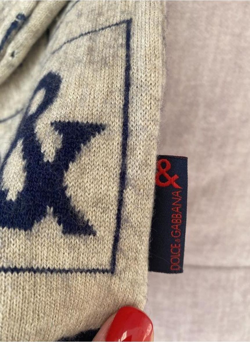 Dolce & Gabbana Vintage Dolce Gabbana Monogram Wool Turtleneck Sweater Size XS / US 0-2 / IT 36-38 - 3 Thumbnail