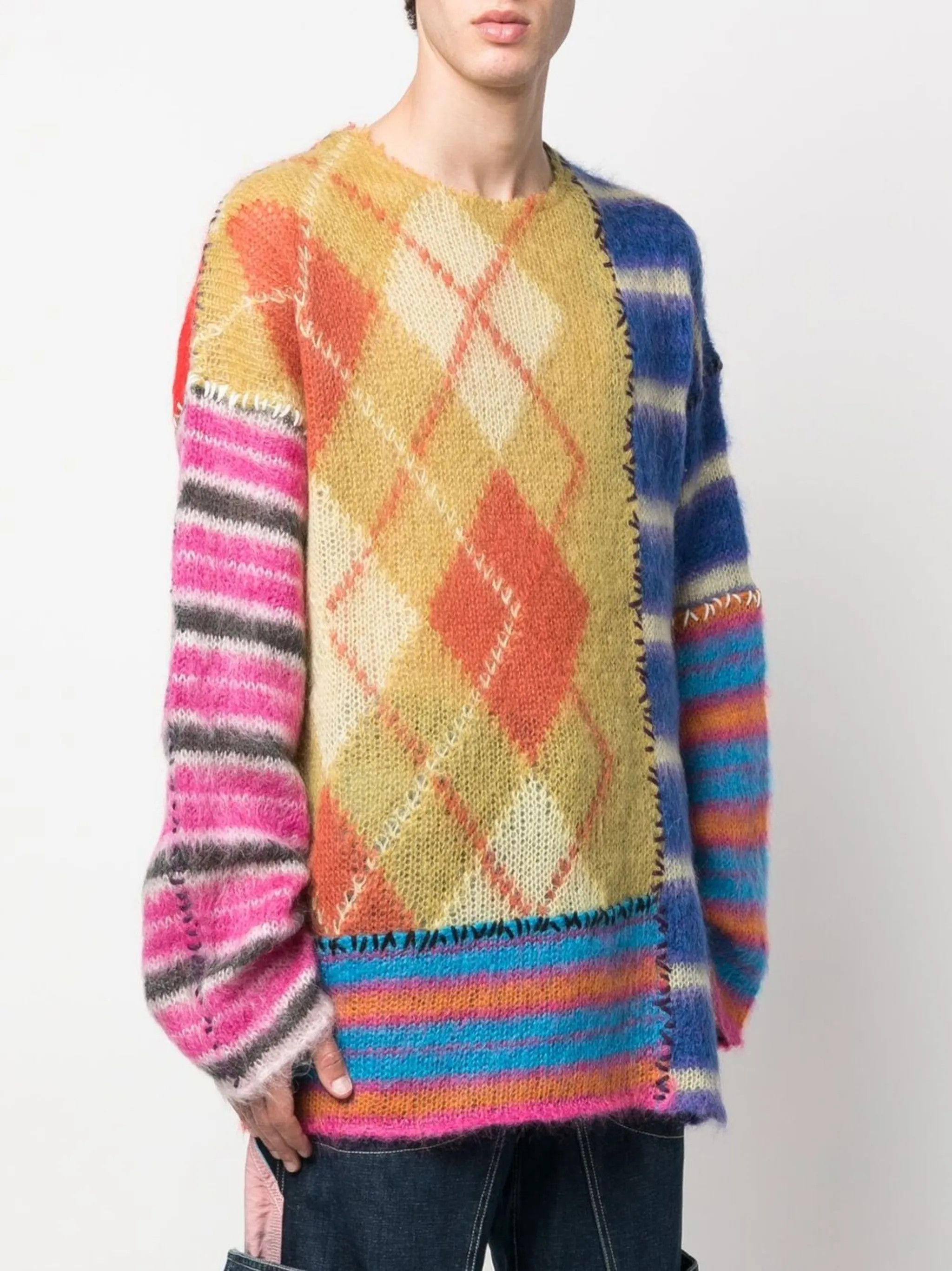 Marni o1y0225 Sweater in Multicolor Size US M / EU 48-50 / 2 - 2 Thumbnail