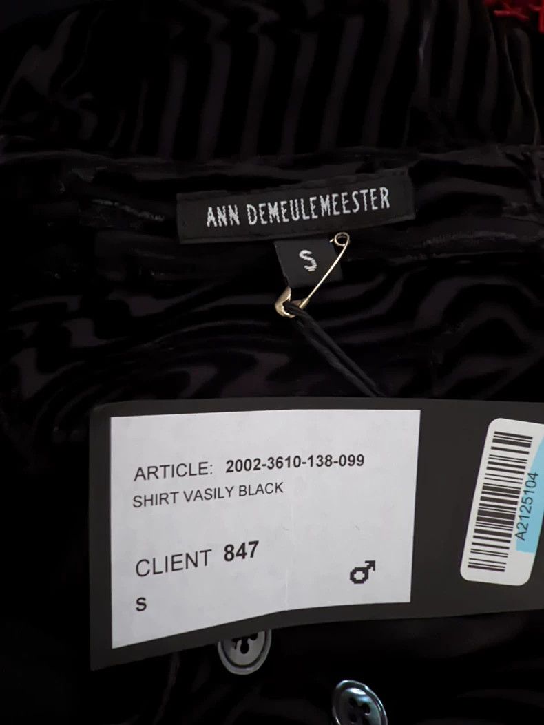 Ann Demeulemeester Ann Demeulemeester Velvet shirts for men and women Size S / US 4 / IT 40 - 8 Thumbnail