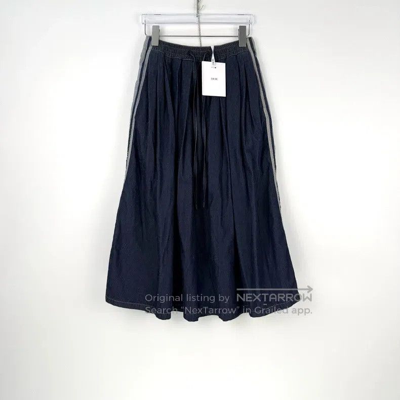 Dior Dior Dark blue classic logo denim cotton skirt Size 24" / US 00 / IT 34 - 3 Thumbnail