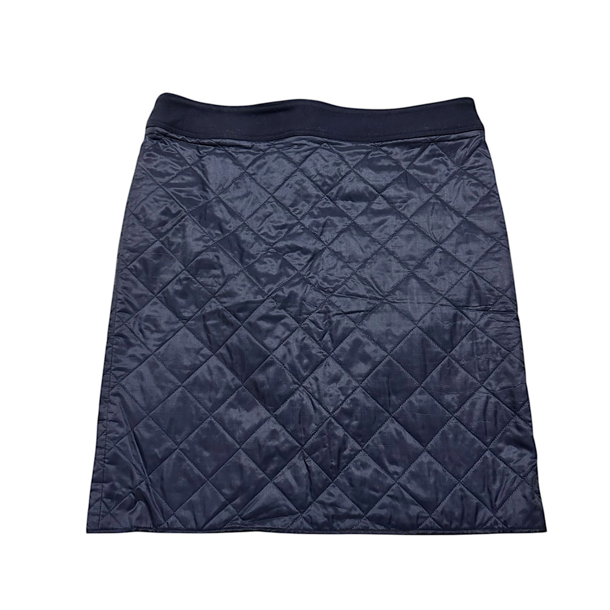 Dries Van Noten Dries Van Noten Blue Quilted Straight Skirt, Size 42EU Size 30" / US 8 / IT 44 - 4 Thumbnail