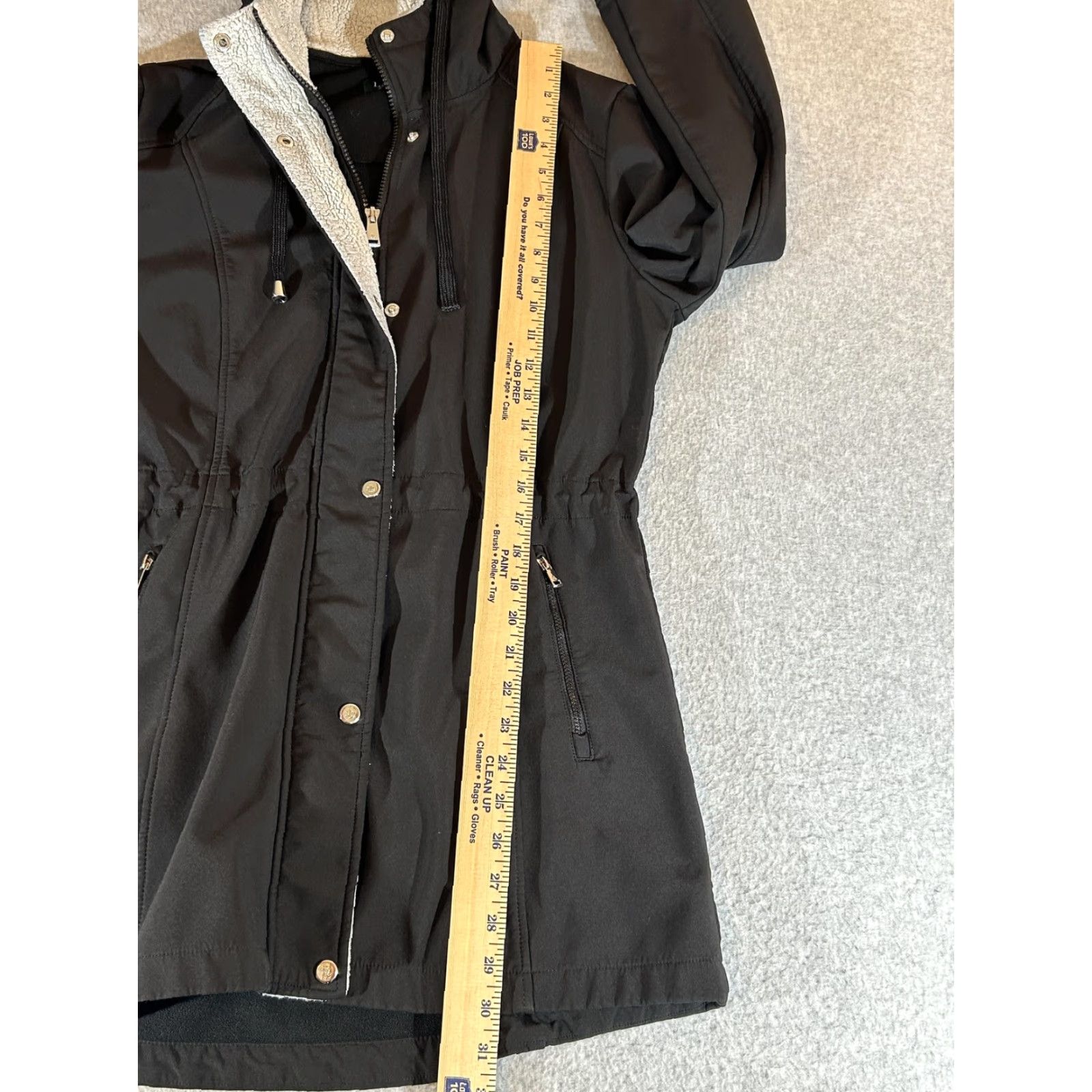 Ralph Lauren Ralph Lauren Coat Women Small Black Hood Jacket Anorak Parka Fleece Lined LAUREN Coat Size S / US 4 / IT 40 - 7 Thumbnail