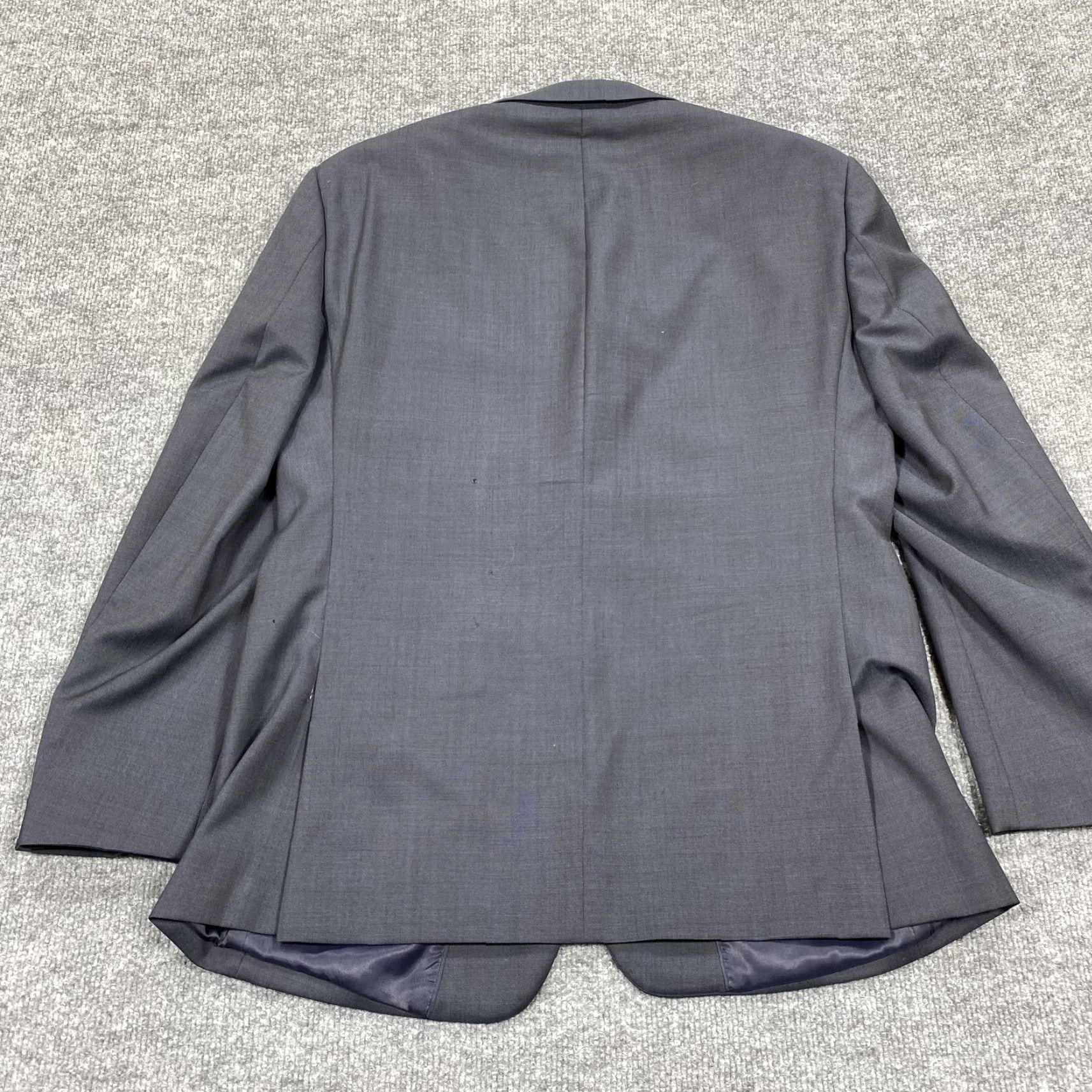 Calvin Klein Calvin Klein Suit Jacket Mens 40S Gray Wool Extreme Slim Fit Two-Button Jacket/Coat (Two-Button, Notch Lapel) Womens? Size 40R - 7 Thumbnail