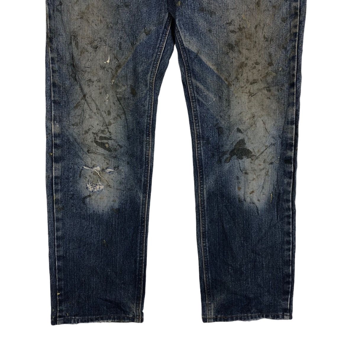 Edwin 🔥90’s EDWIN NO.43 DISTRESSED DENIM JEANS PUNK STYLE Size US 28 / EU 44 - 4 Thumbnail