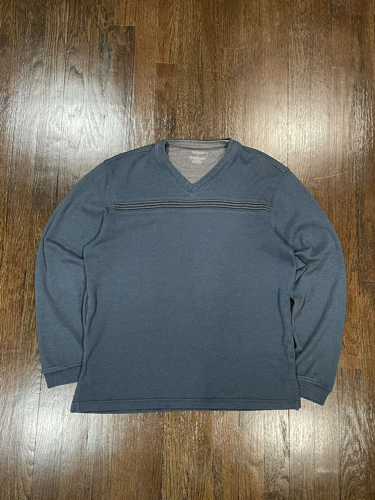 Van Heusen Blue long sleeve crewneck sweater Size US M / EU 48-50 / 2 - 1 Thumbnail