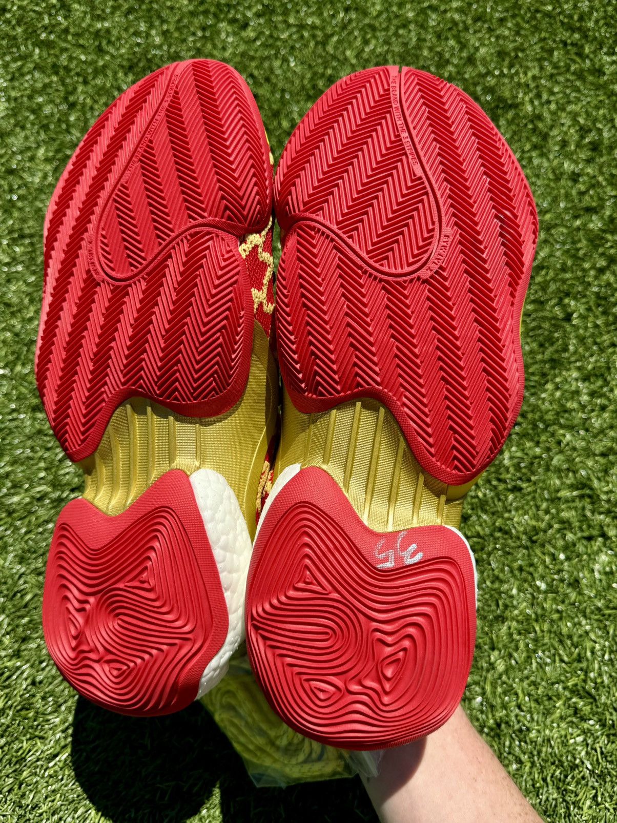 Adidas × Pharrell Adidas Pharrell Chinese New Year BYW Crazy Sneakers Size US 12 / EU 45 - 9 Thumbnail
