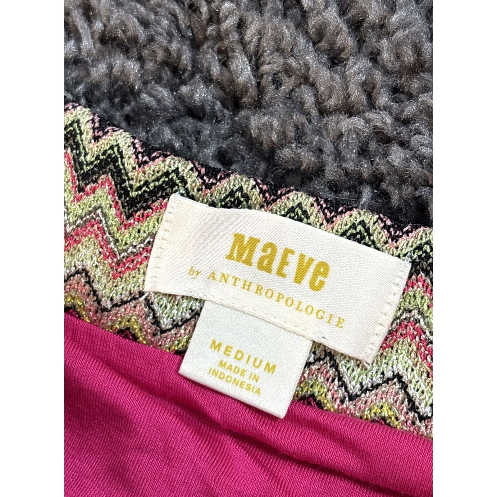 Anthropologie Maeve by Anthropologie Arely Knit Midi Skirt Women’s M Multicolor Spring A-Line Knit Midi Skirt Womens Medium Maeve Anthropologie Size 32" / US 10 / IT 46 - 4 Thumbnail