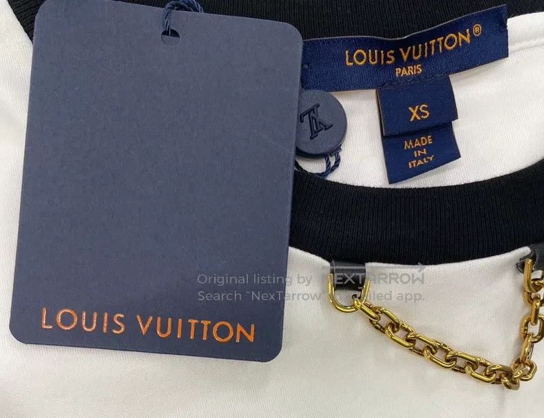 Louis Vuitton Louis Vuitton Logo monogram print crew neck short sleeve Size US XS / EU 42 / 0 - 6 Thumbnail