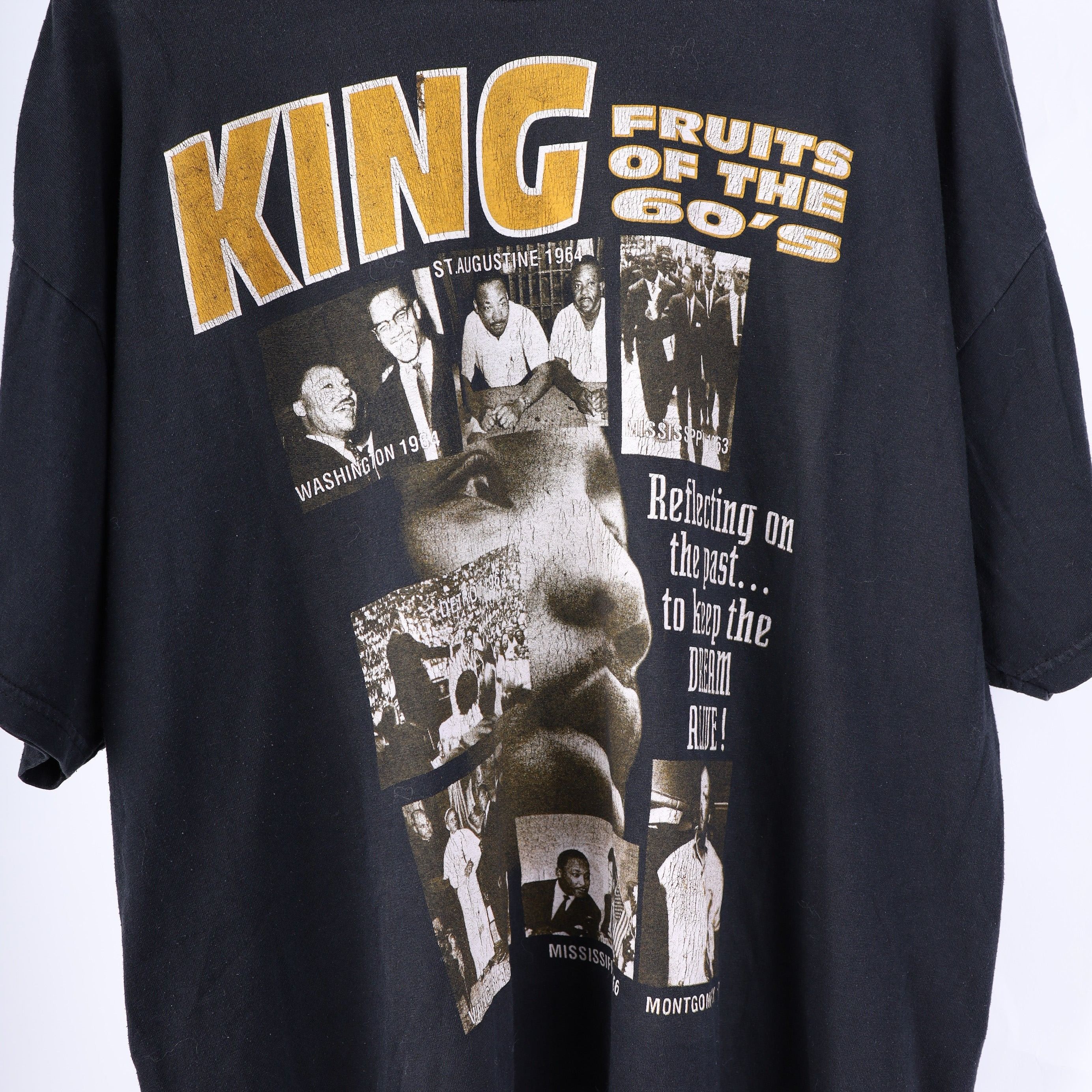 Vintage VINTAGE MARTIN LUTHER KING FRUITS OF THE 60'S VINTAGE T-SHIR Size US XL / EU 56 / 4 - 4 Thumbnail