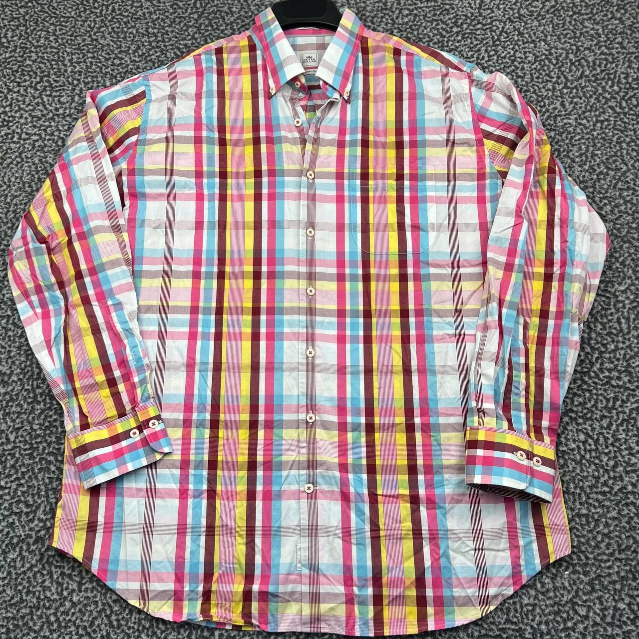 Peter Millar Peter Millar Weekender Finish Button Down Shirt Men XL Plaid Size US XL / EU 56 / 4 - 1 Thumbnail