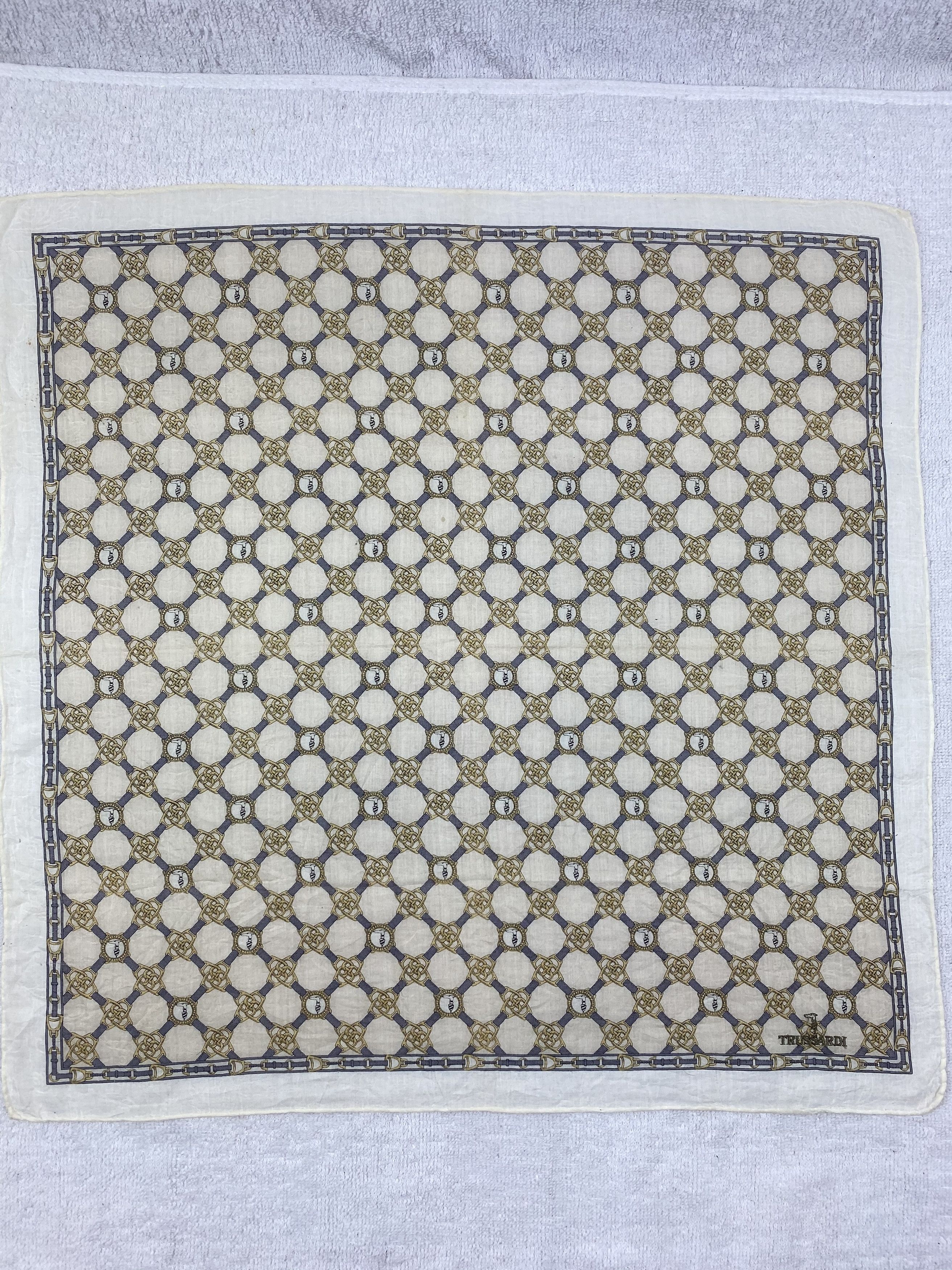 Trussardi × Vintage Trussardi Handkerchief / Bandana / Neckerchief Size ONE SIZE - 3 Thumbnail
