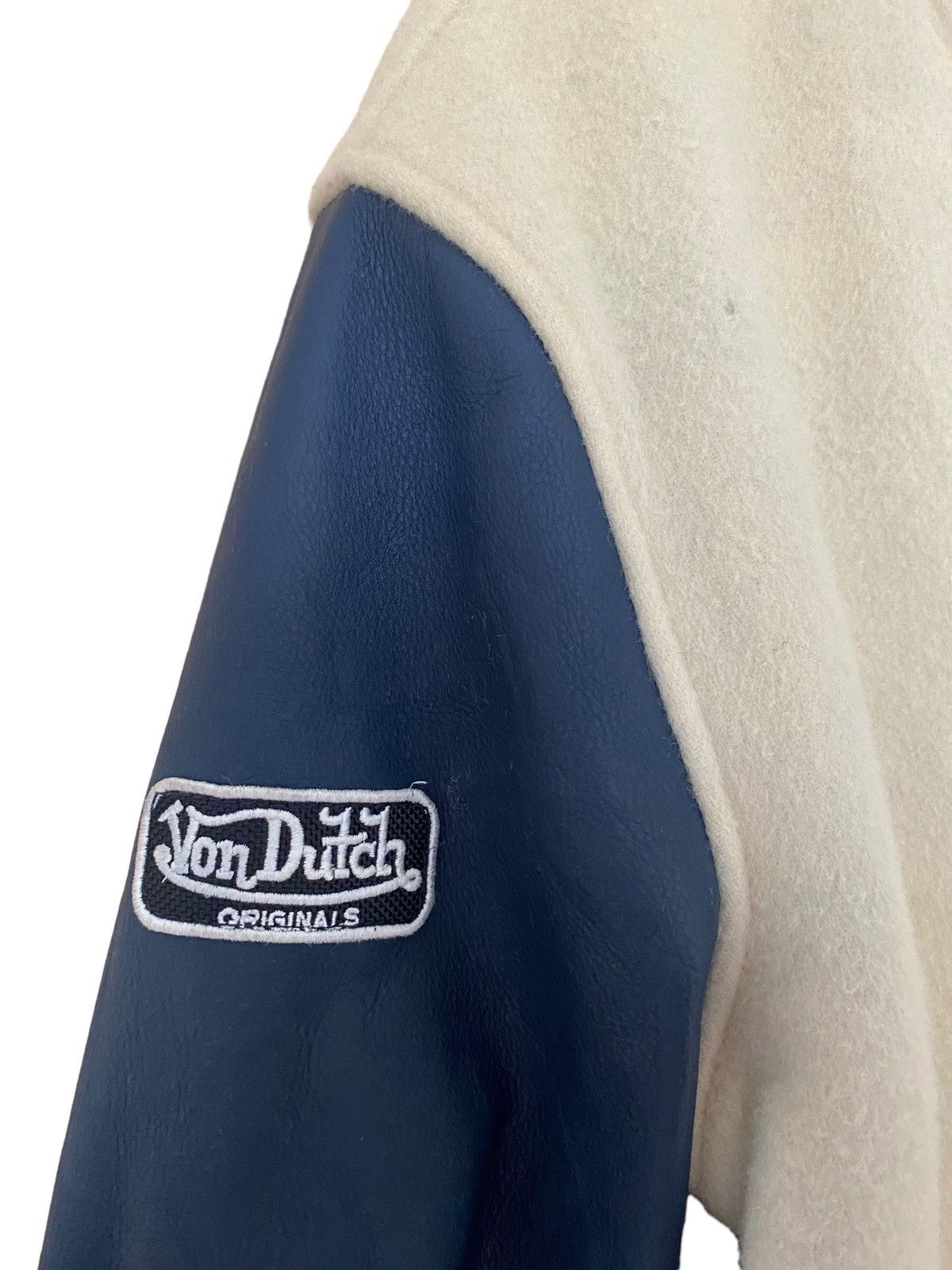 Vintage × Von Dutch Vintage Brand Von Dutch Leather Varsity 1990s Size US XL / EU 56 / 4 - 3 Thumbnail