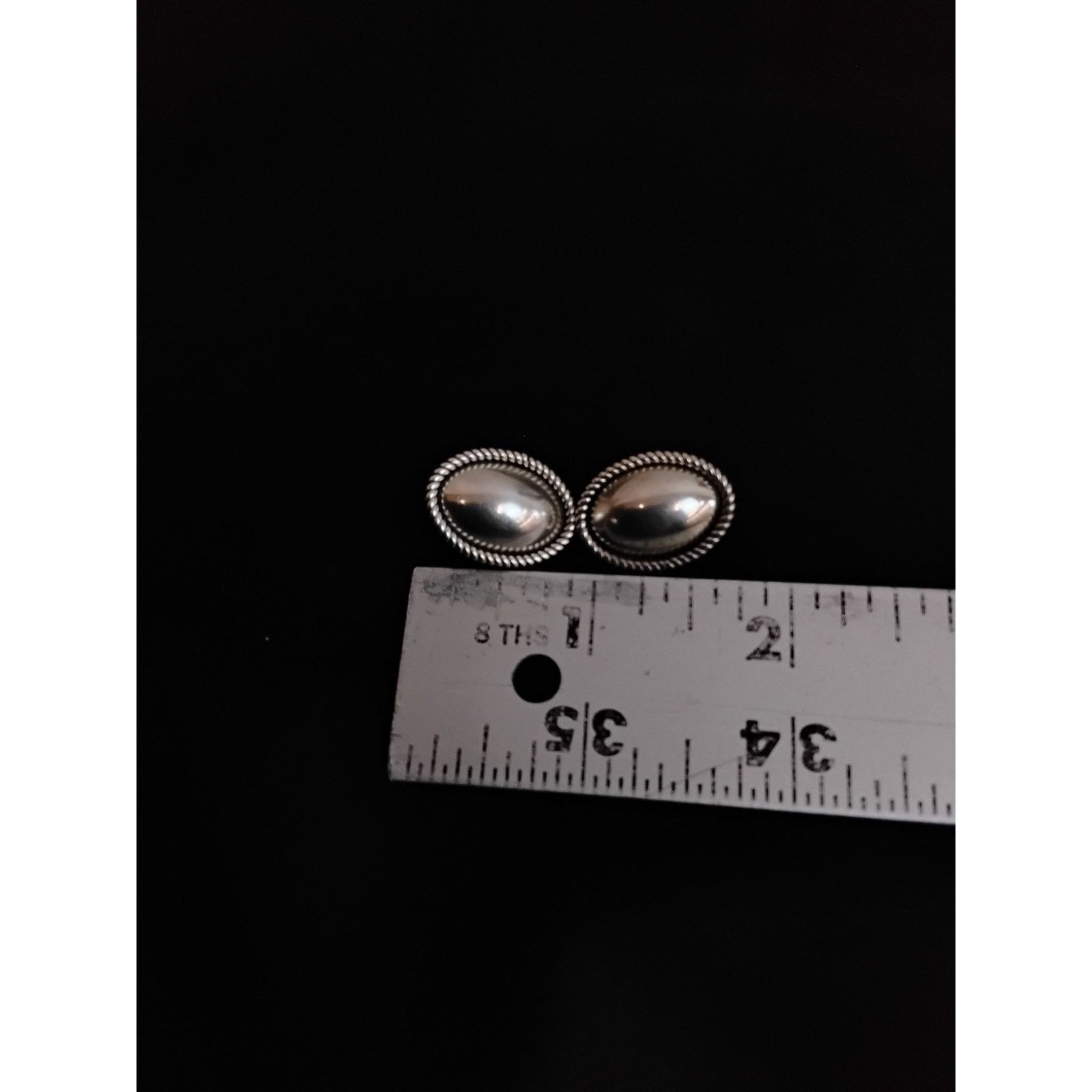Other Artie Yellowhorse Navajo Earrings Clip On Sterling Silver Size ONE SIZE - 4 Thumbnail