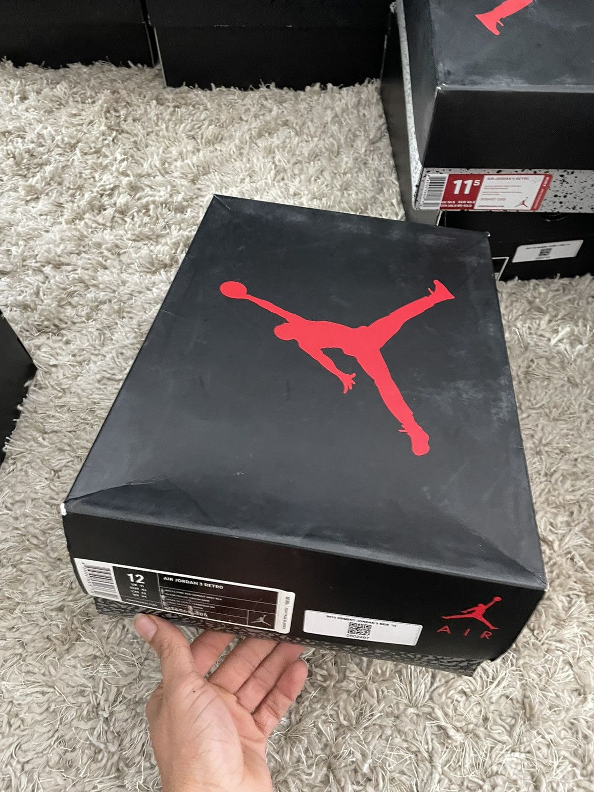 Jordan Brand Jordan 3 White Cement 2011 Size US 12 / EU 45 - 13 Thumbnail