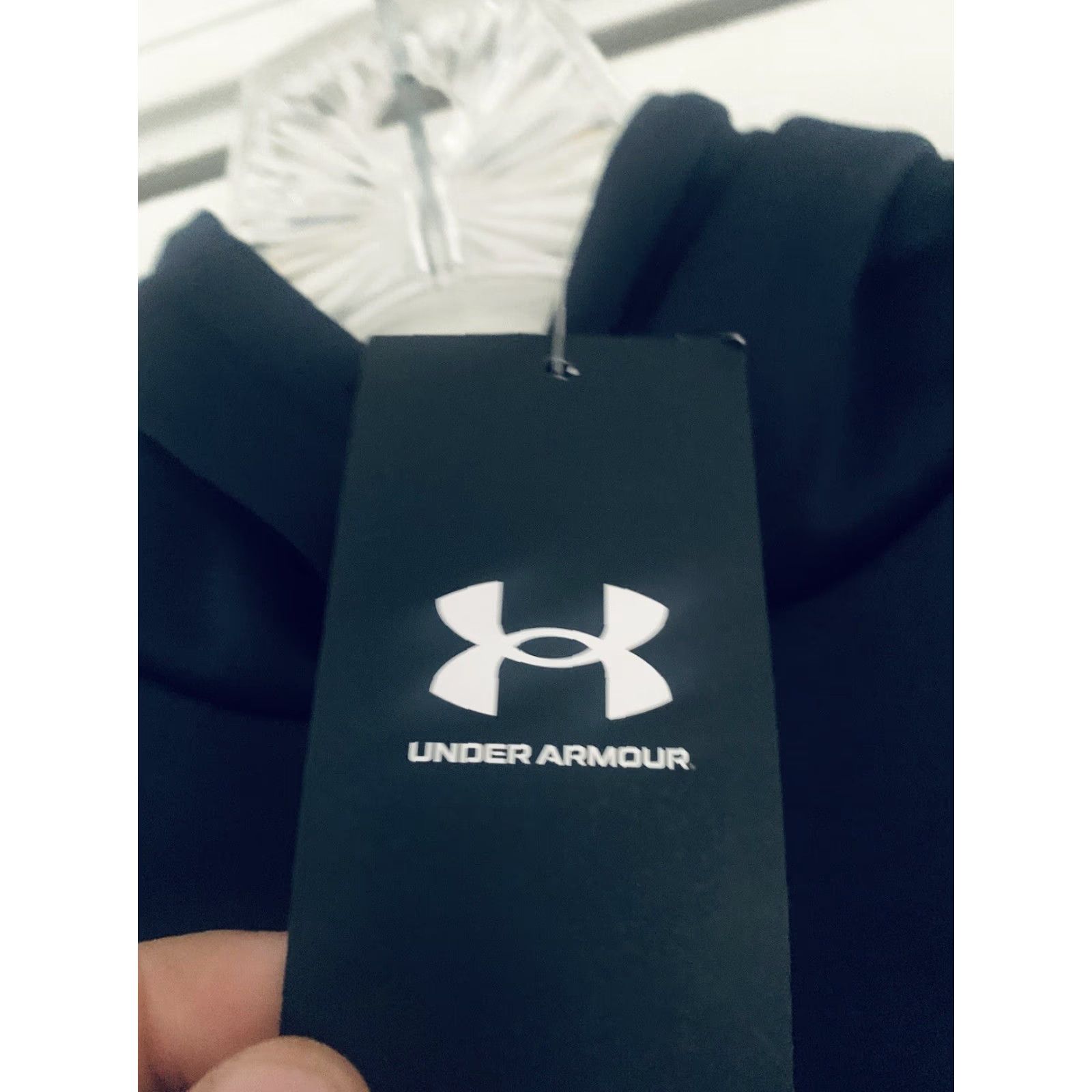 Under Armour Under Armour Hoodie Men’s Fleece Big Logo Pullover Black Size S Regular Loose Fit hooded Logo Size US S / EU 44-46 / 1 - 4 Thumbnail