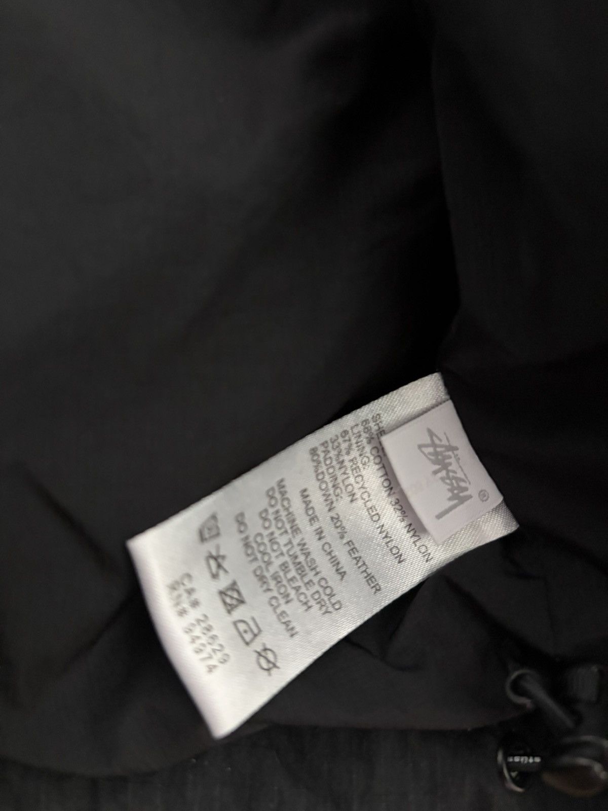 Stussy Stussy Ripstop Down Puffer Jacket Medium Black Size US M / EU 48-50 / 2 - 10 Thumbnail