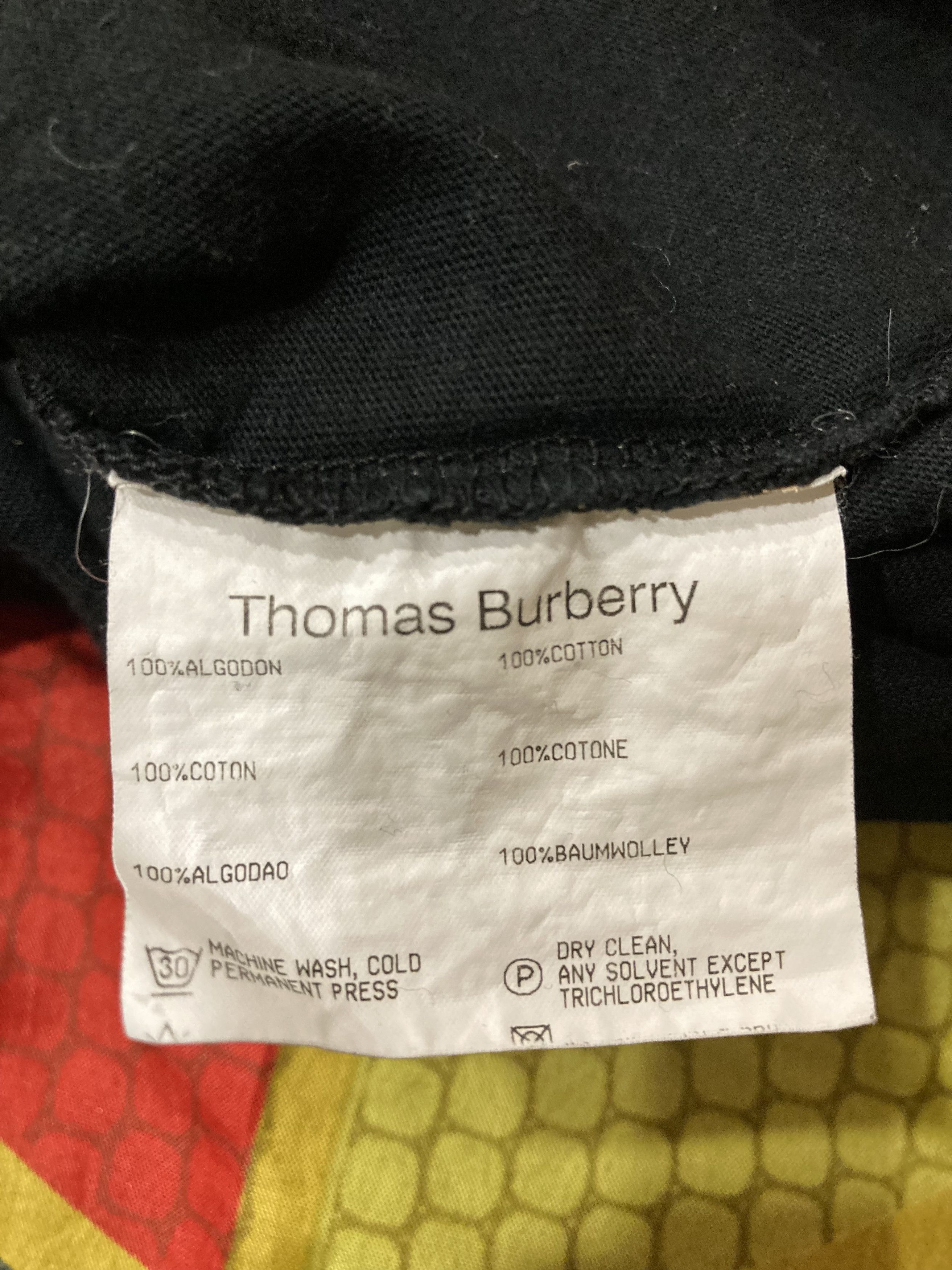 Burberry Vintage Thomas Burberry Ball Big Logo T Shirt Size US XL / EU 56 / 4 - 6 Thumbnail