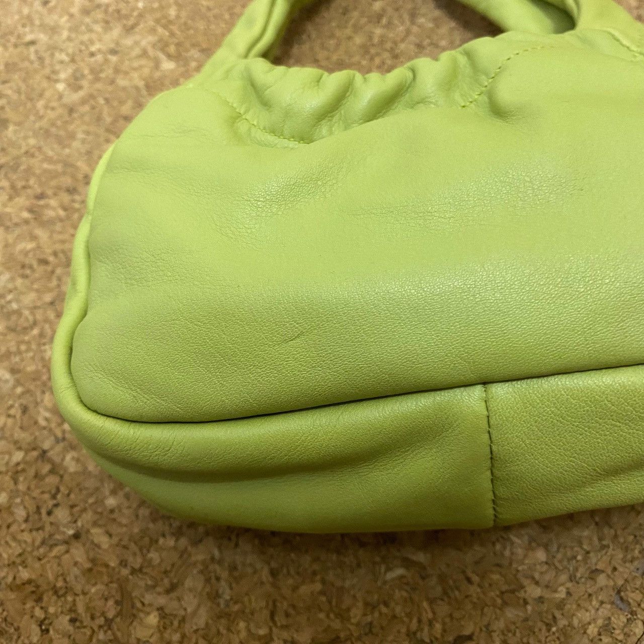 Designer × Salvatore Ferragamo Y2K Ferragamo Mini Shoulder Bag – Lime Green Statement Piece Size ONE SIZE - 7 Thumbnail