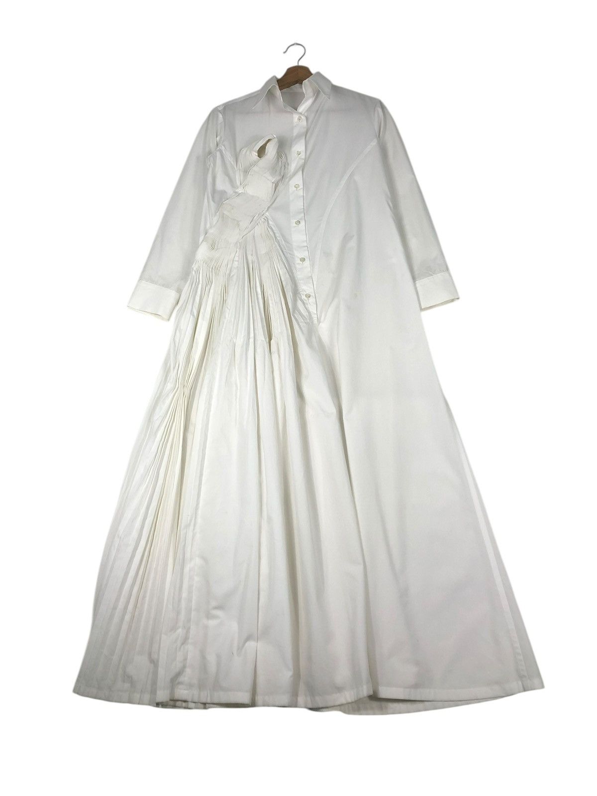 Yohji Yamamoto 🔥VINTAGE 2005 SPRING SUMMER DRESS YOHJI YAMAMOTO RUNWAY Size M / US 6-8 / IT 42-44 - 4 Thumbnail
