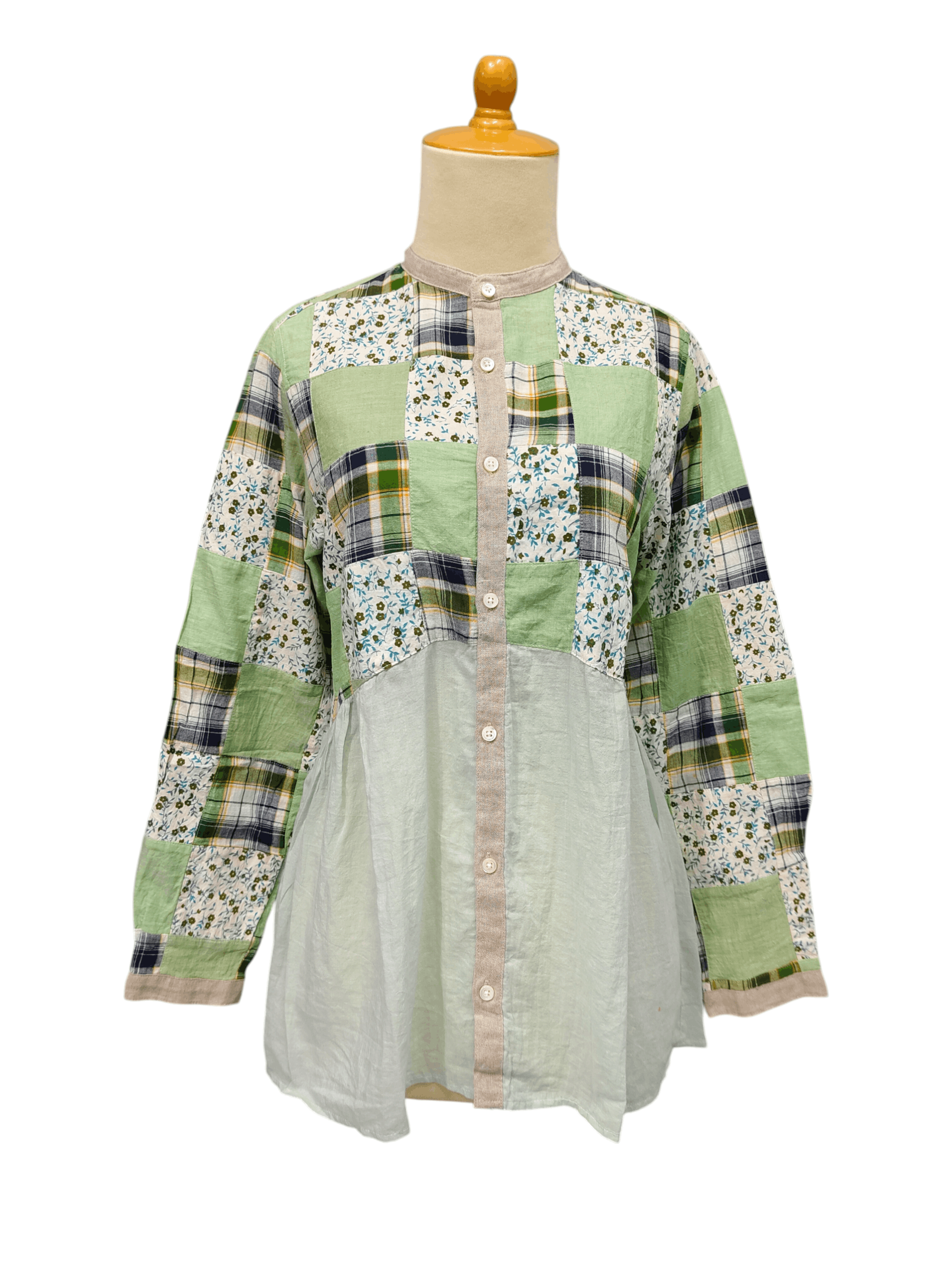 Japanese Brand 🇯🇵 Vtg Kaiseidou Handmade Pacthwork Artisan Craft Shirt Size M / US 6-8 / IT 42-44 - 1 Thumbnail