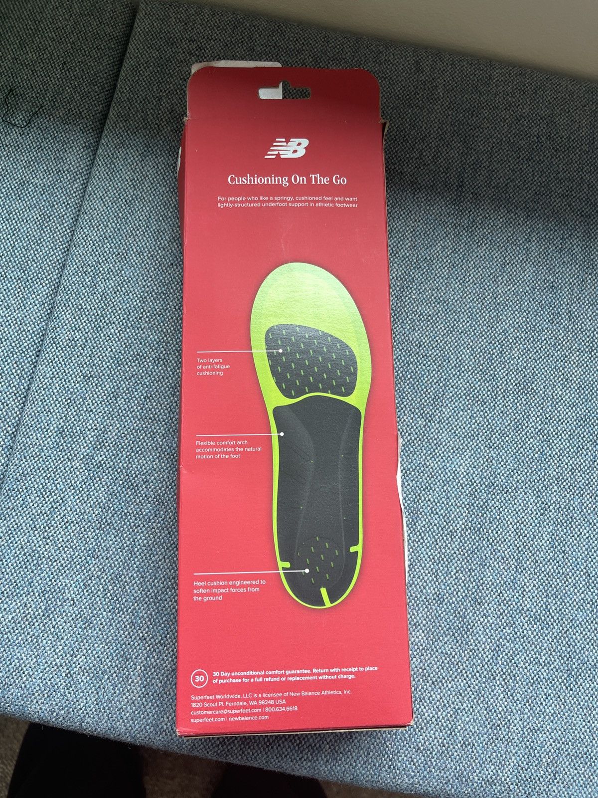 New Balance Men's (7.5-9)/ Women's (8.5-10) New Balance Running Cushion Size ONE SIZE - 3 Thumbnail