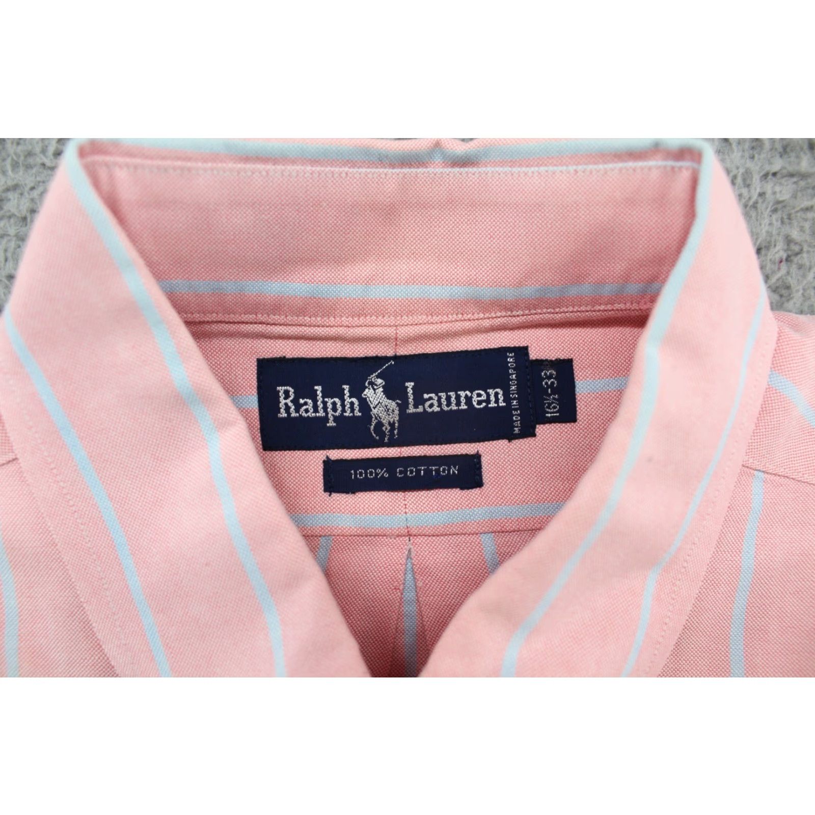 Ralph Lauren Ralph Lauren Striped Long Sleeve Button Up Shirt Size 16.5-33 Pink Raspberry Pattern Classic Mens Size US XL / EU 56 / 4 - 2 Thumbnail