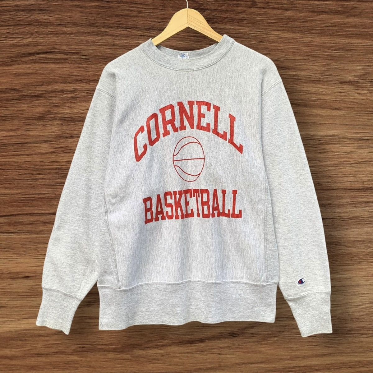Champion Vintage 1980s Champion Reverse Weave Cornell Basketbal Size US L / EU 52-54 / 3 - 2 Thumbnail