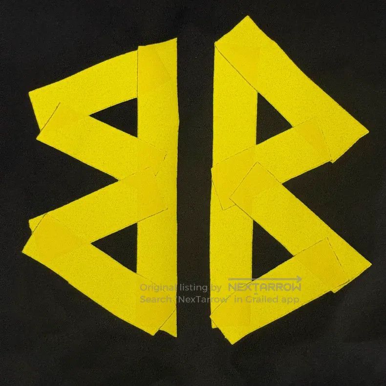 Balenciaga Balenciaga Masking Tape Letter Embroidered High Neck Zip U Size US L / EU 52-54 / 3 - 9 Thumbnail