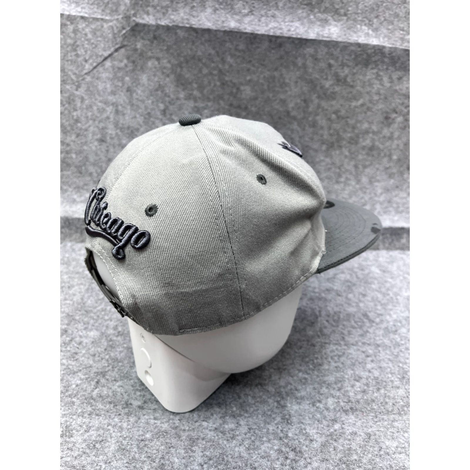 Vintage Greatest Chicago Hat Snap Back Adult One Size Gray 100% Polyester 23 MJ Drip Size ONE SIZE - 7 Thumbnail