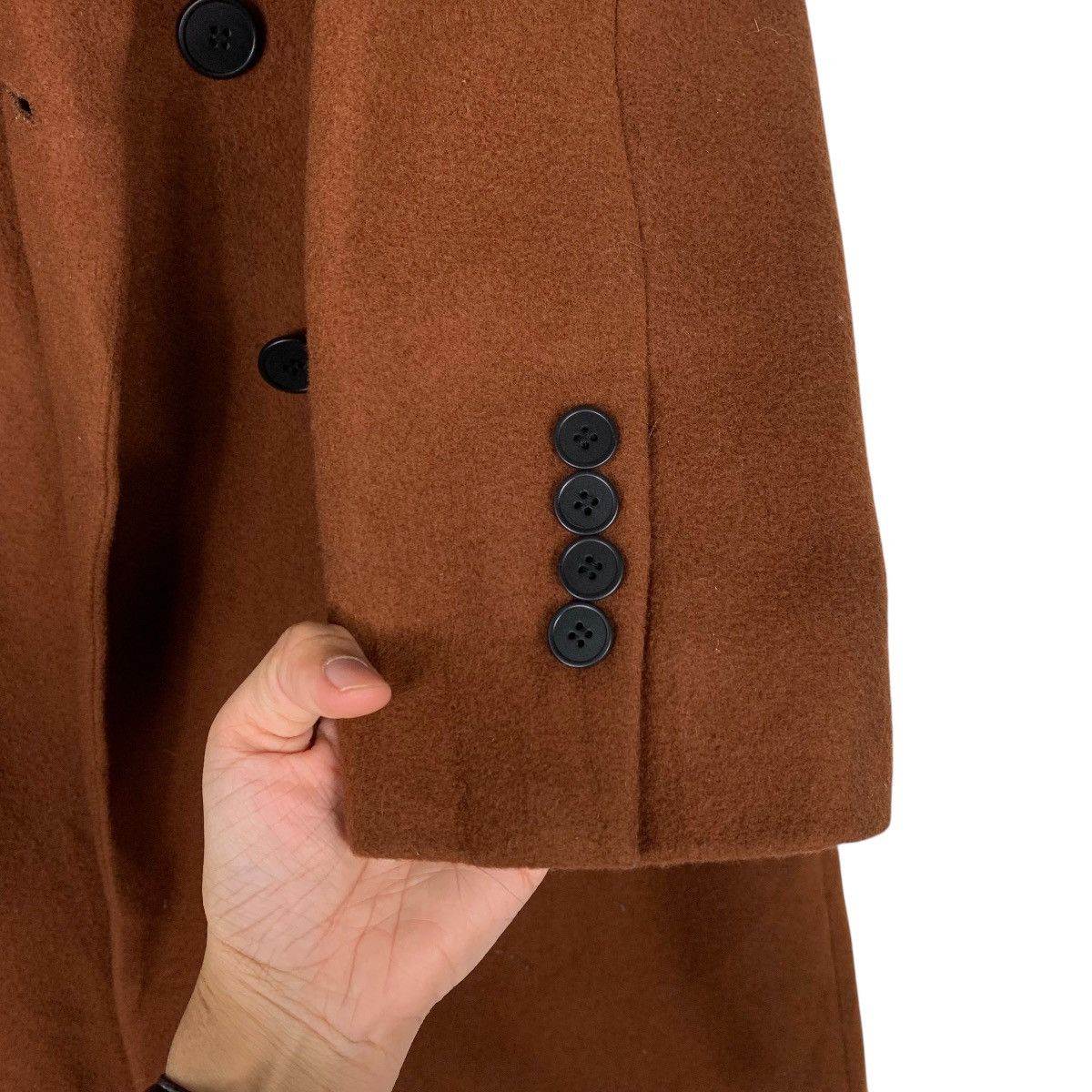 Japanese Brand Japanese Brand Belle Bella Double Breasted Overcoat Size S / US 4 / IT 40 - 14 Thumbnail