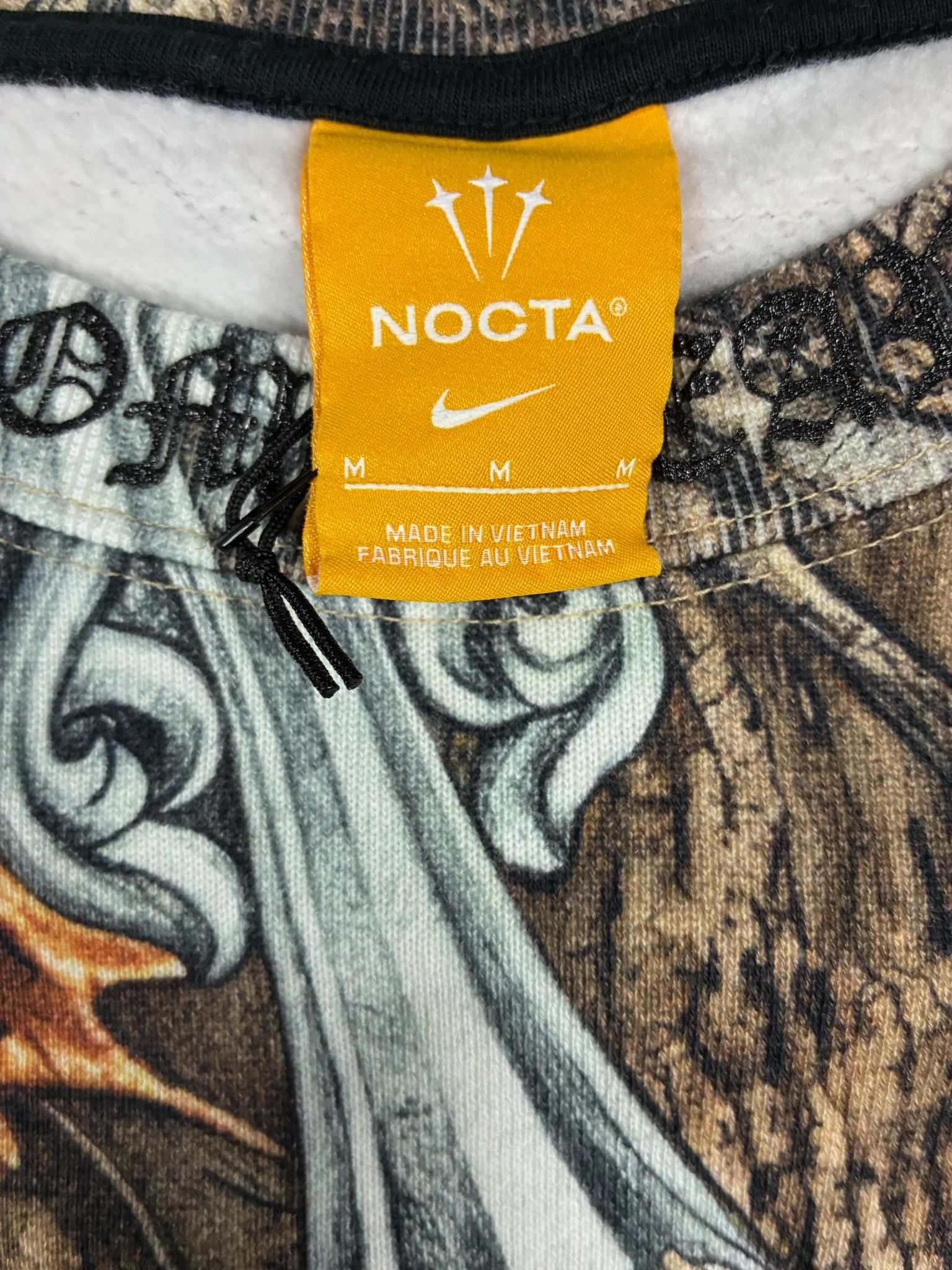 Chrome Hearts CHROME HEARTS X NOCTA FLEECE CREWNECK 'CAMO' Size US M / EU 48-50 / 2 - 3 Thumbnail