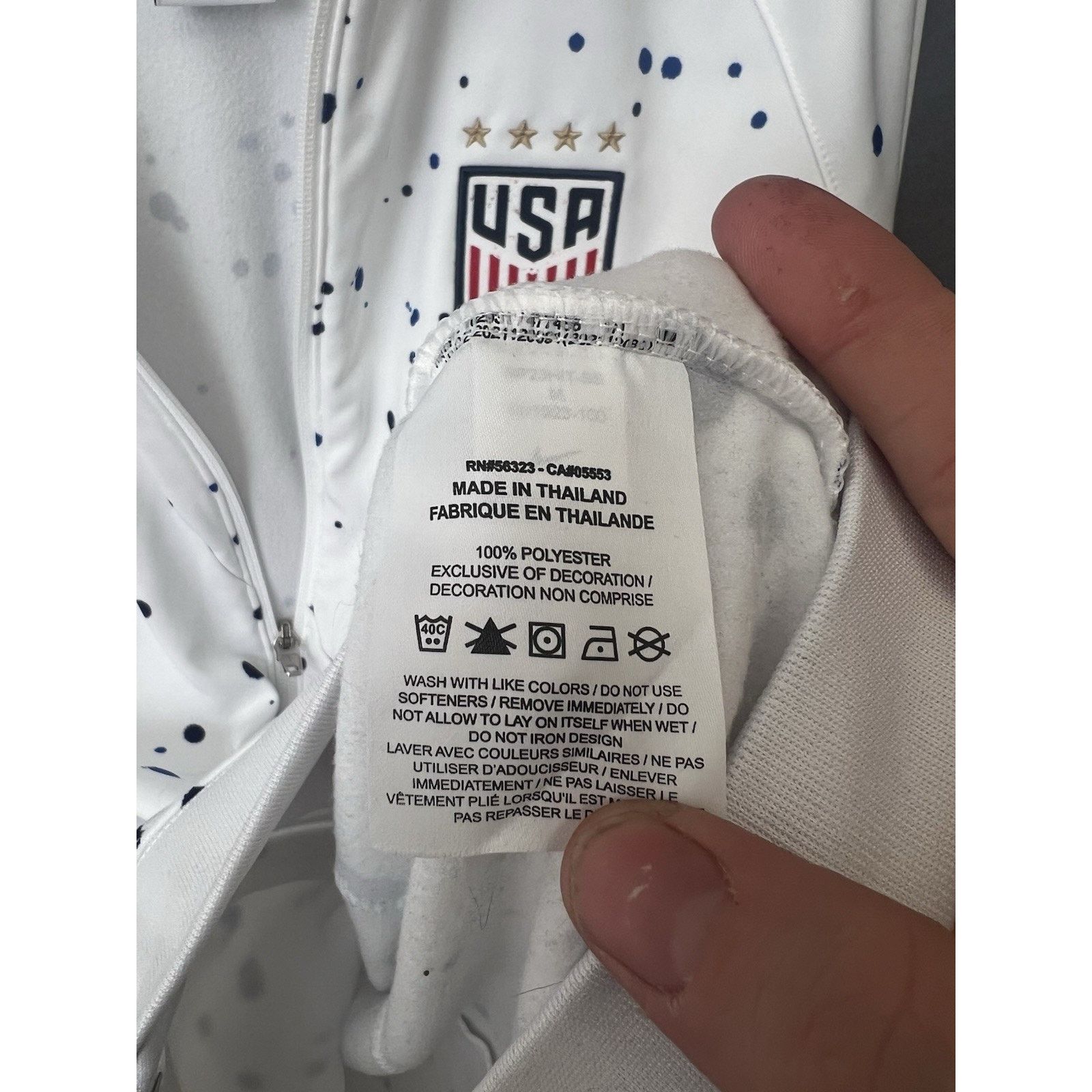 Nike Nike USA Women’s Full Zip Jacket Soccer Football Size M Size M / US 6-8 / IT 42-44 - 6 Thumbnail