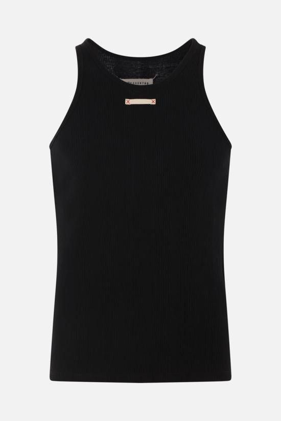 Tシャツ・カットソー MAISON MARGIELA Men T-shirt Black S50NL0049M20060 900 Maison Margiela MAISON MARGIELA Men T-Shirts S50NL0049M20060