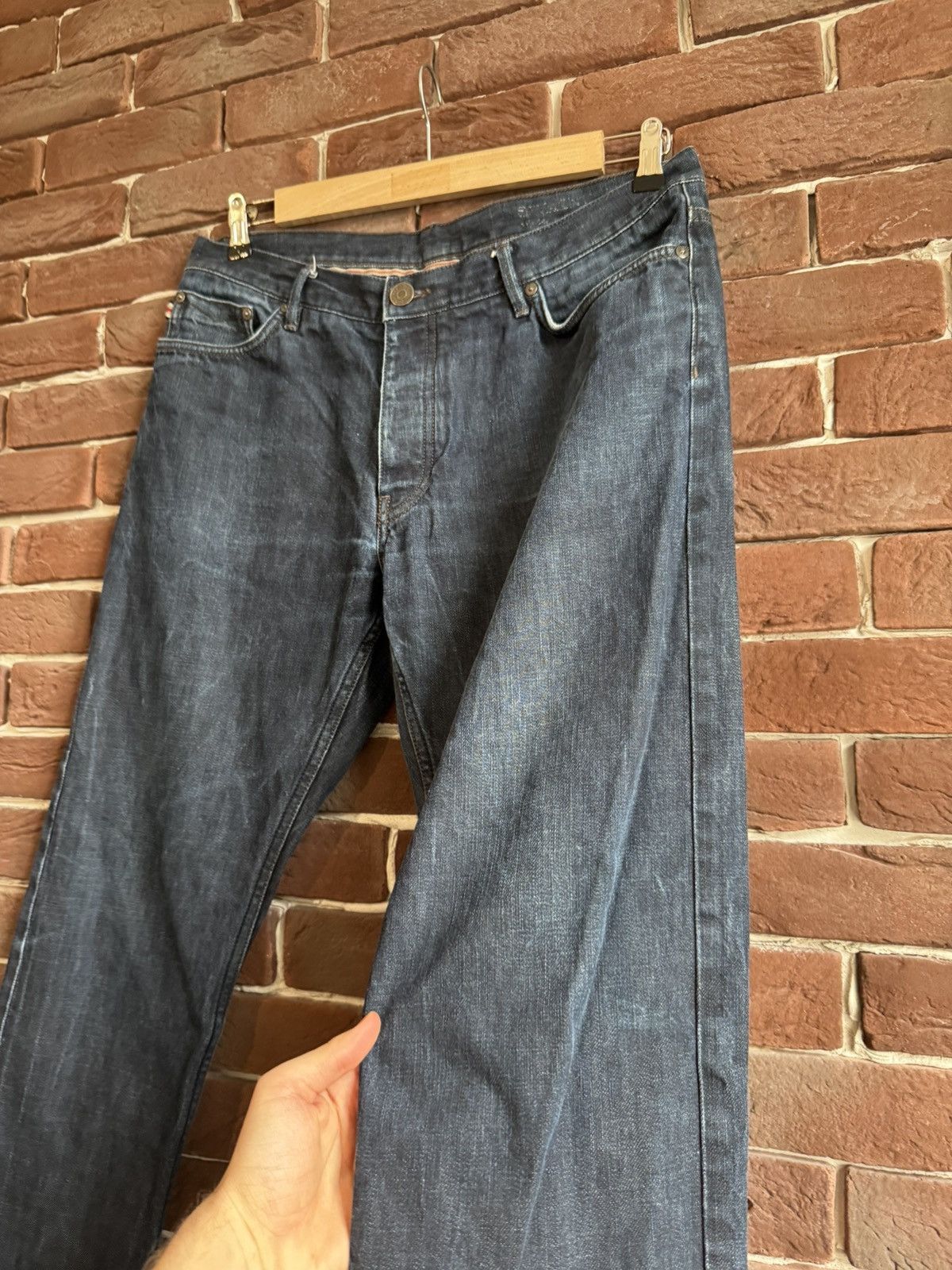 Burberry BURBERRY SWAINE Tapered Leg DENIM JEANS Pants 33x32 Blue Size US 33 - 4 Thumbnail