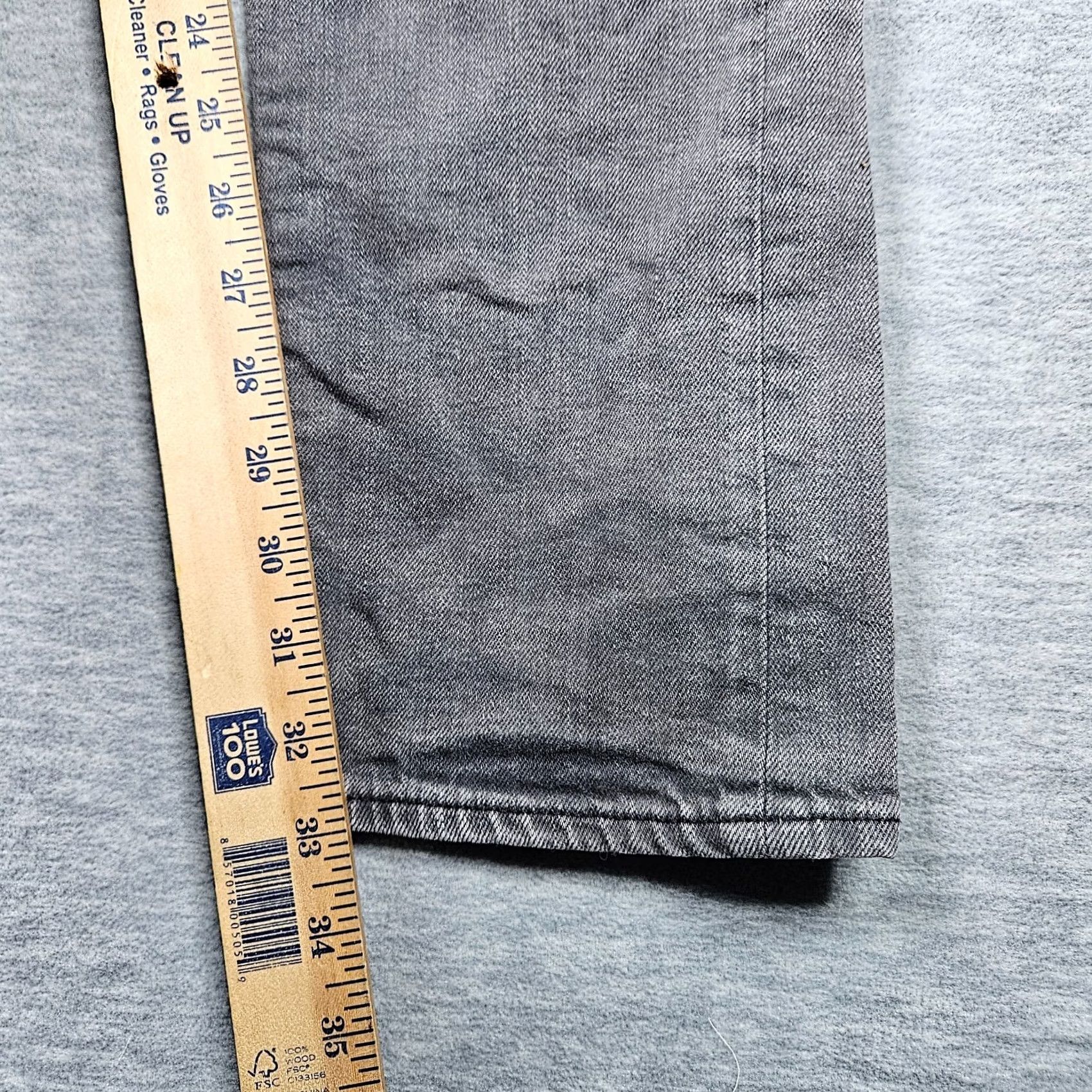 Rag & Bone rag & bone Standard Issue Fit2 Slim Leg Jeans Men Dark Gray Mid Rise Size 32 Size US 32 / EU 48 - 6 Thumbnail