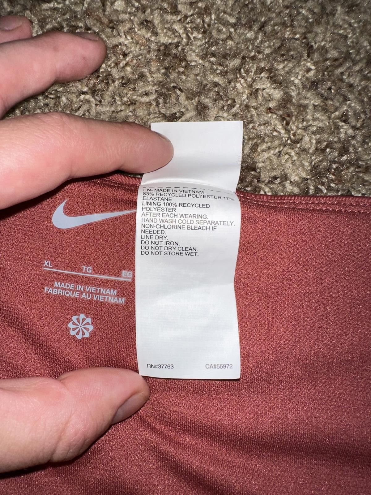 Nike Women's Solid Lace-Up High Waist Cheeky Bottom Size ONE SIZE - 6 Thumbnail