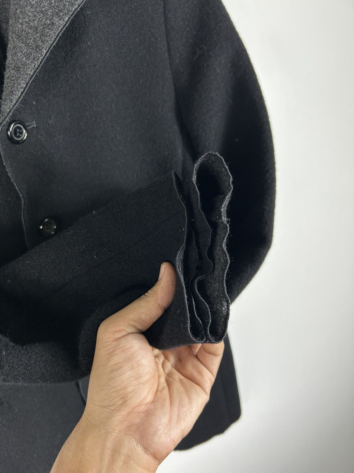 Designer × Japanese Brand × Yohji Yamamoto 🔥Ined Yohji Yamamoto Wool Single Breast Size XS / US 0-2 / IT 36-38 - 7 Thumbnail