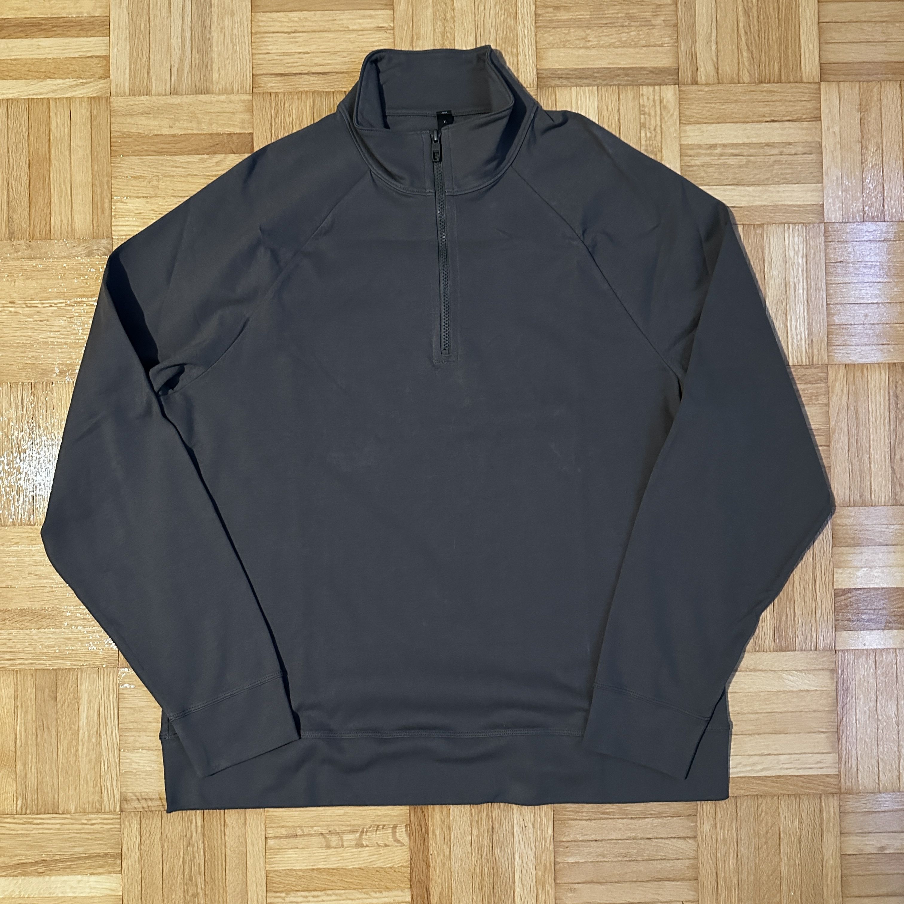 Lululemon Lululemon Heavyweight Crepe Half Zip Carob Brown Size US XL / EU 56 / 4 - 1 Thumbnail