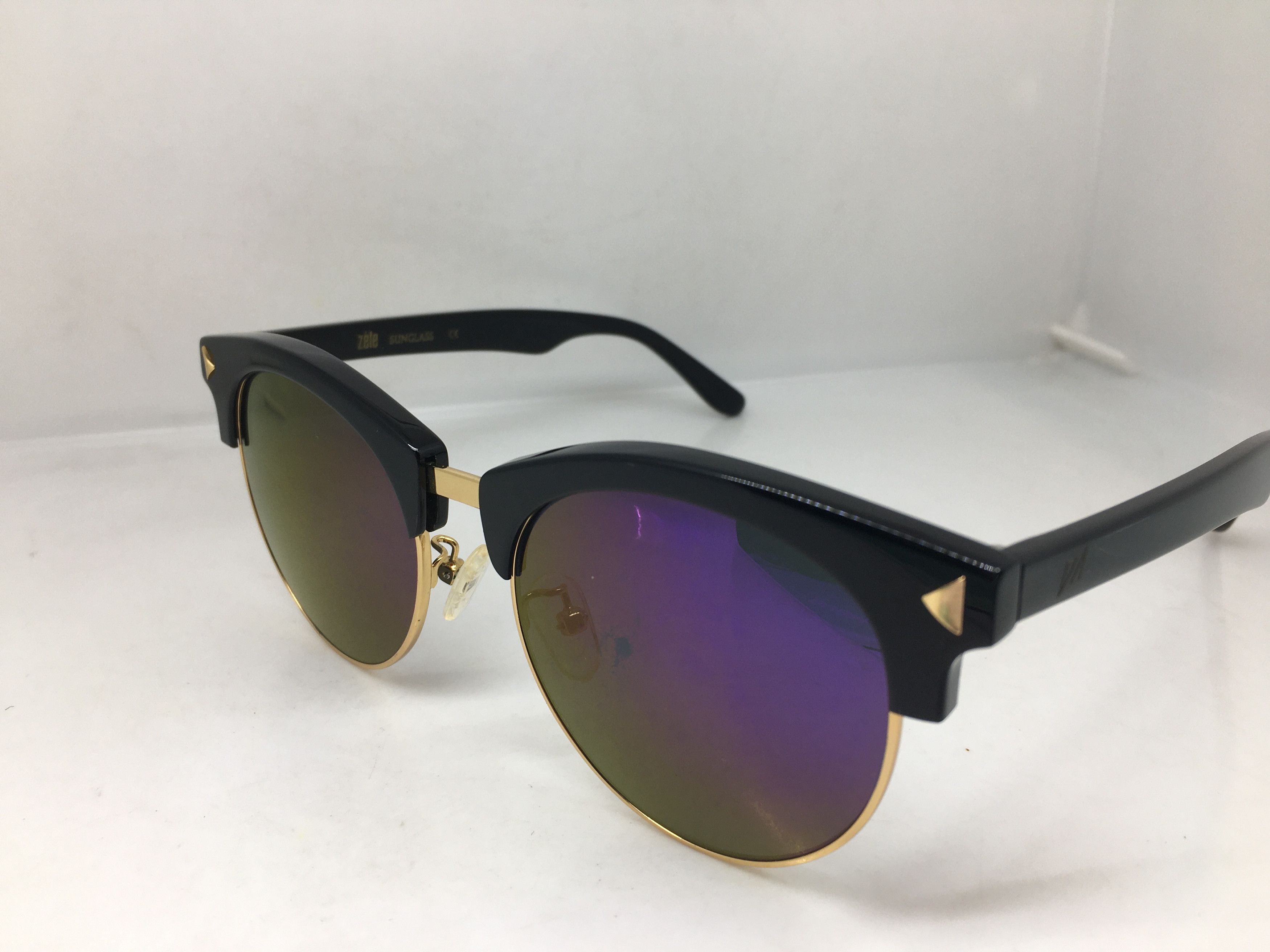 Other Zele Malcolm X Black Gold Sunglasses Frame Size ONE SIZE - 3 Thumbnail