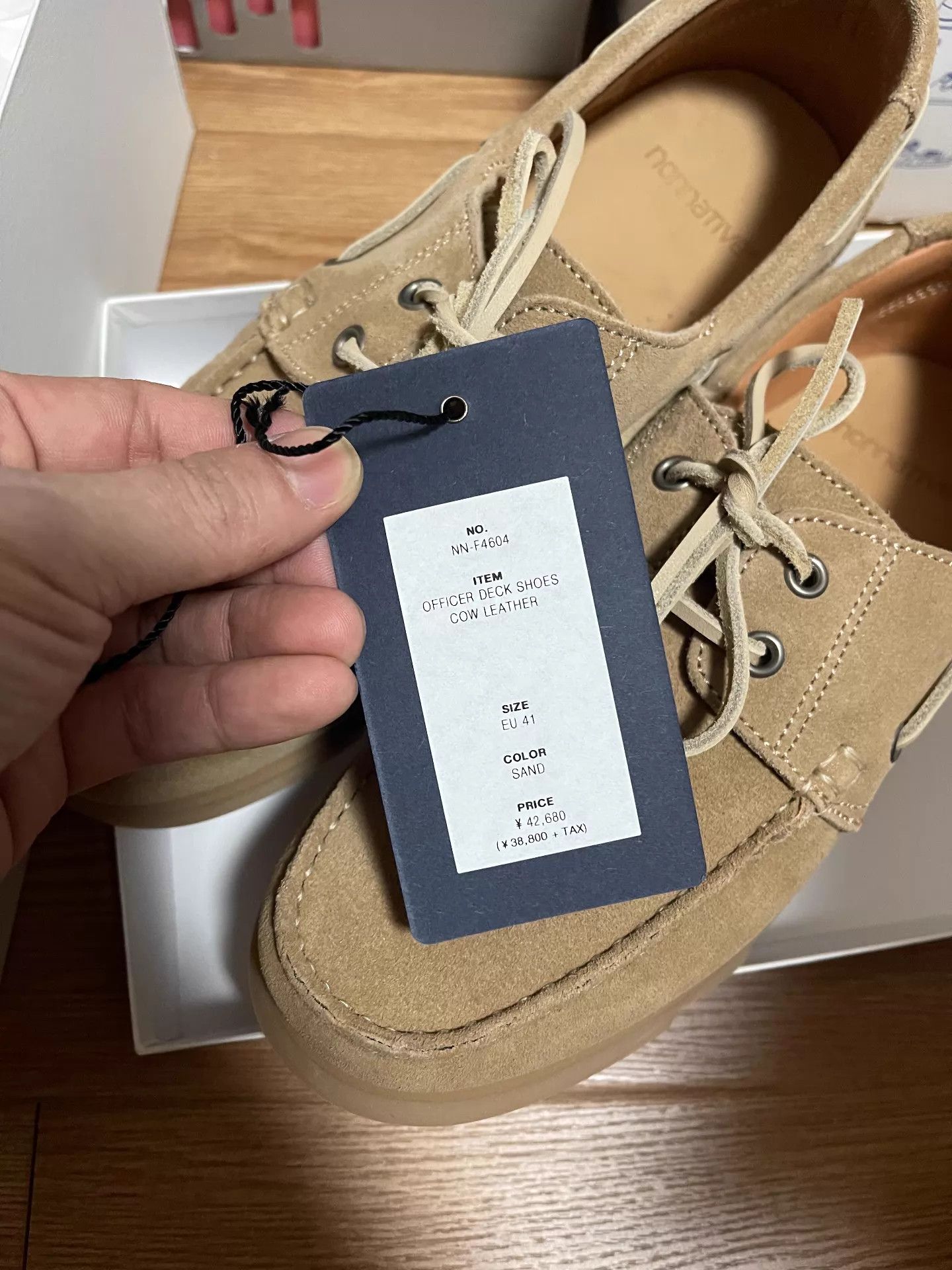 Nonnative nonnative OFFICER DECK Cow Leather 25SS LIKE NEW 41 JP260 Size US 8 / EU 41 - 7 Thumbnail