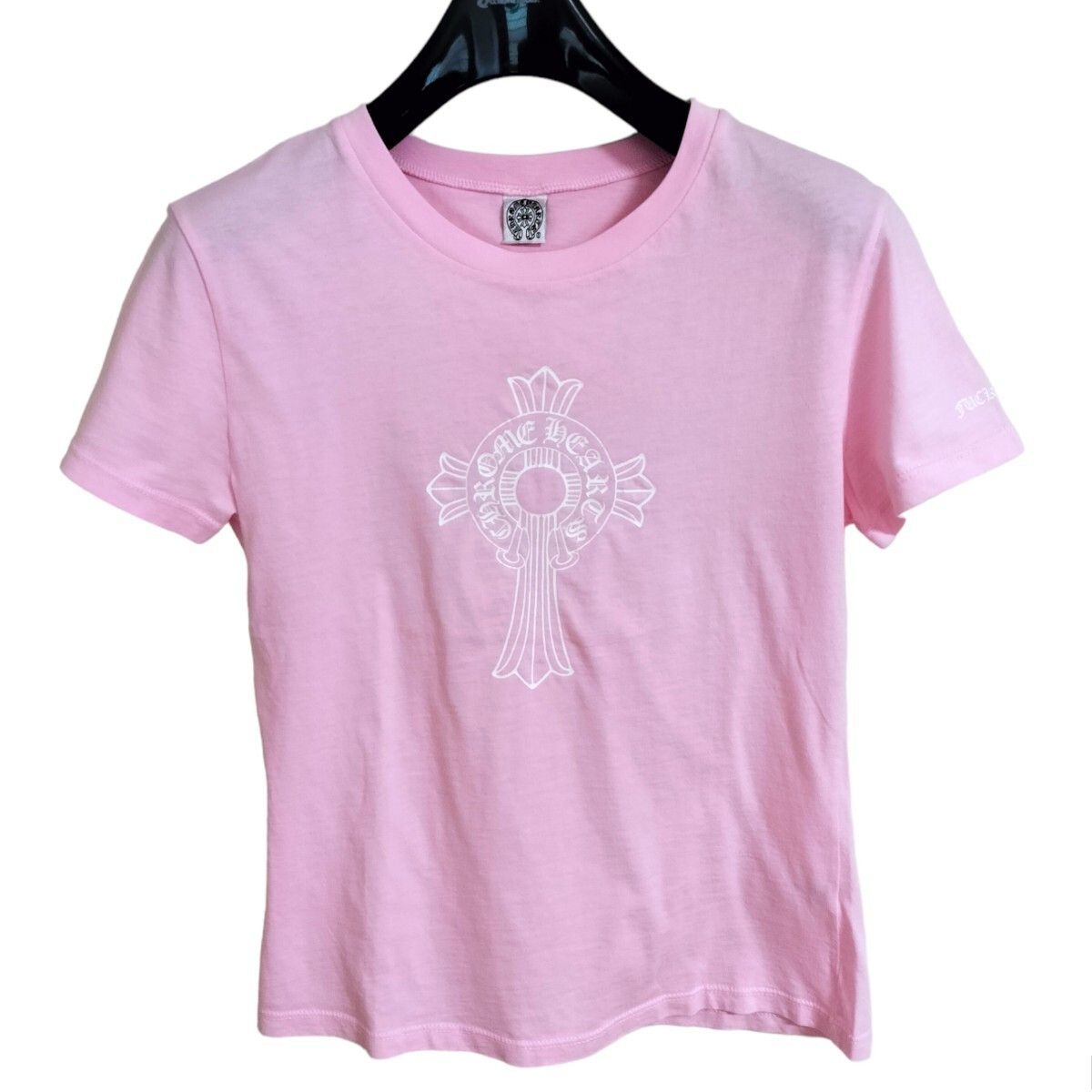 image of Chrome Hearts Tee in Pink, Women's (Size Small)