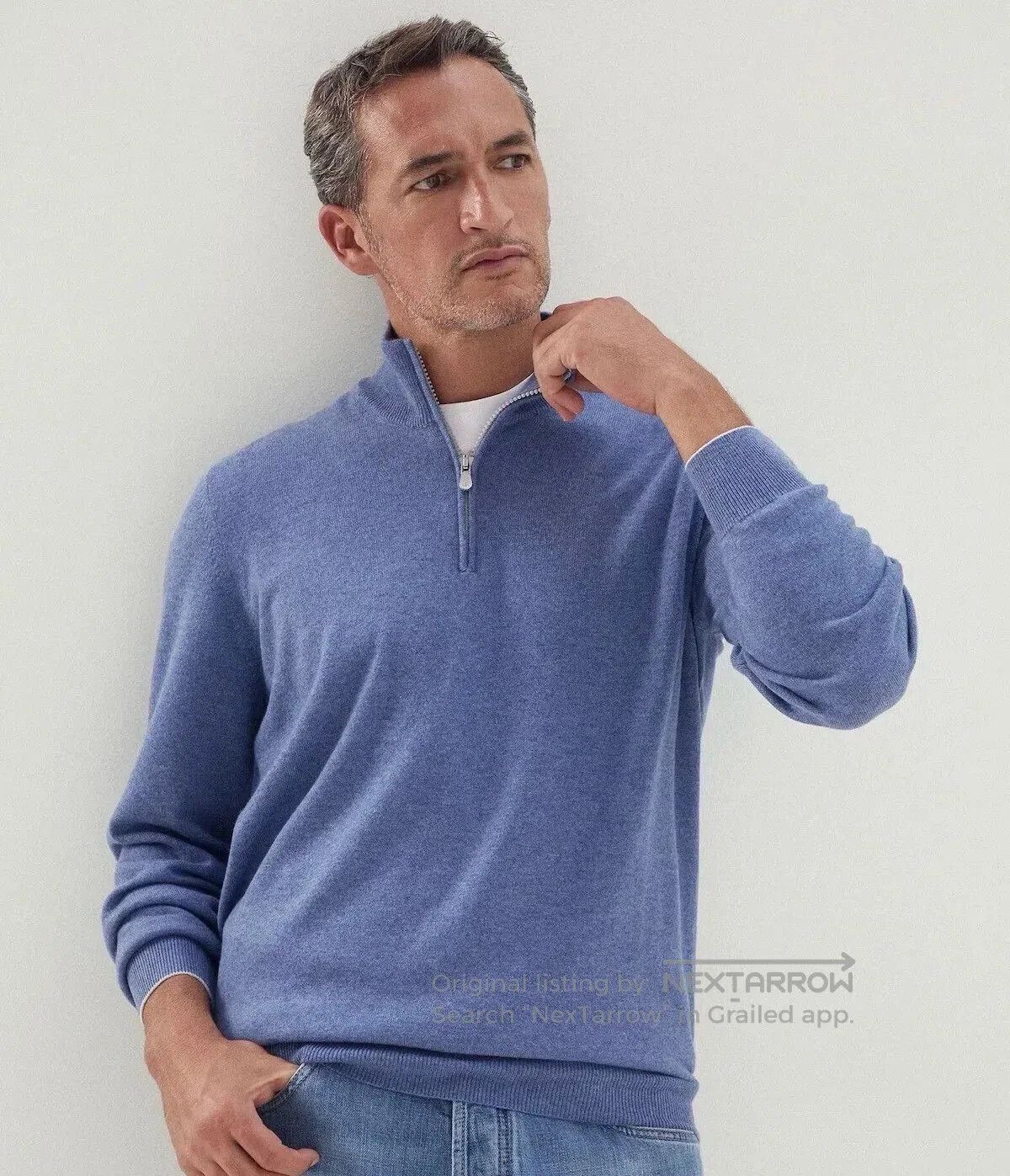Brunello Cucinelli Brunello Cucinelli Purple Cashmere Sweater. Size US M / EU 48-50 / 2 - 5 Thumbnail