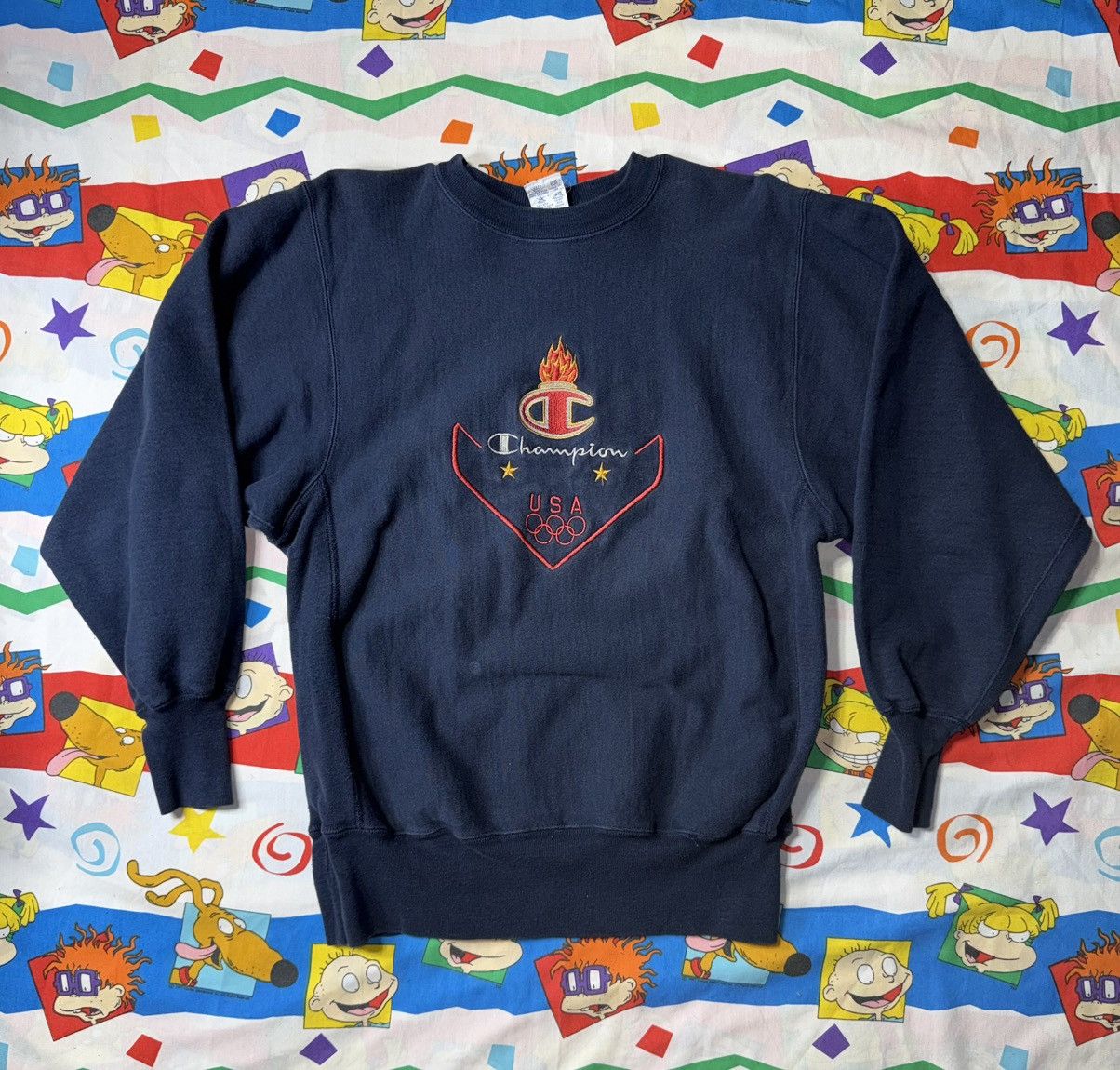 Champion VINTAGE ATL 1996 OLYMPICS CHAMPION REVERSE WEAVE SWEATSHIRT Size US L / EU 52-54 / 3 - 1 Thumbnail