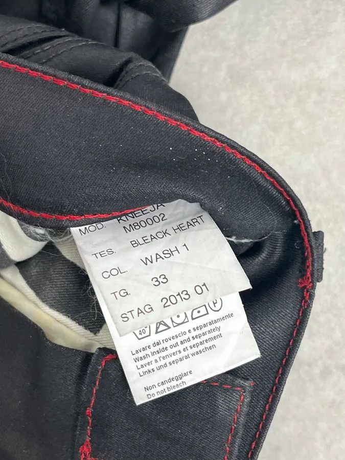 Marithe + Francois Girbaud SS2013 Marithé + François Girbaud Black Waxed Slim Denim Jeans Size US 32 / EU 48 - 11 Thumbnail