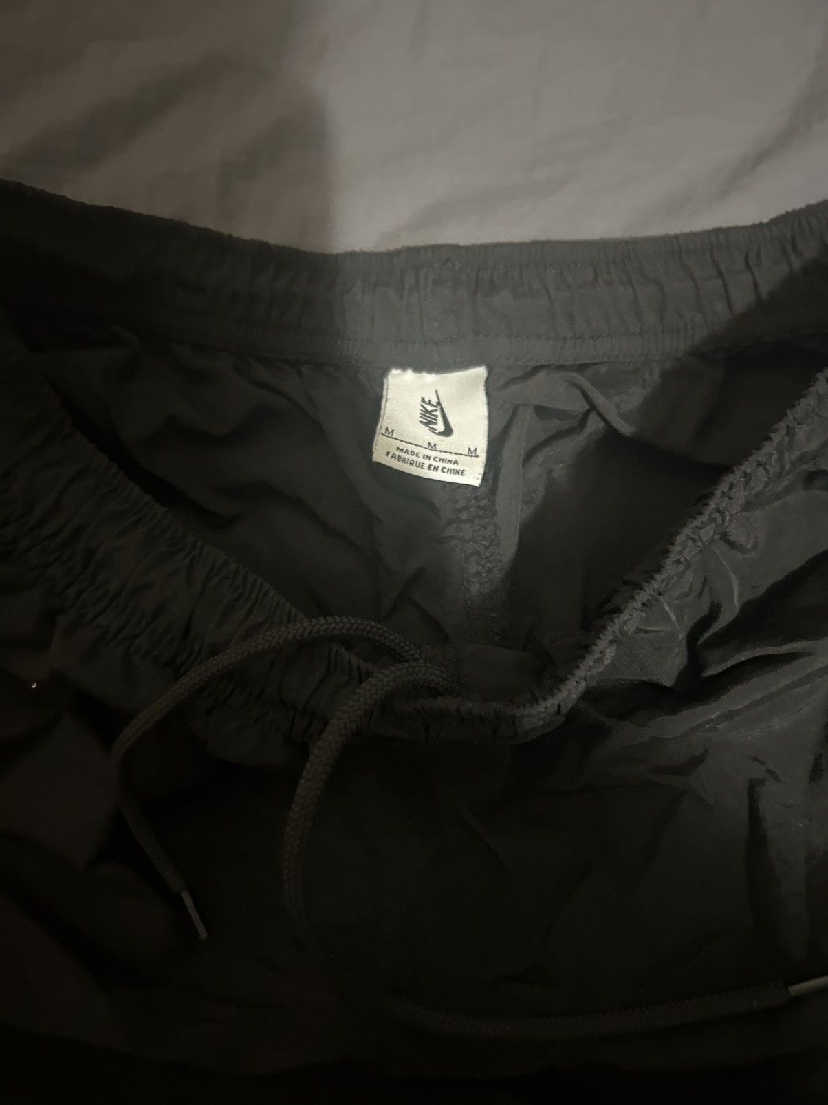 Nike × Vintage Black Nike Swoosh Shorts Size US 30 / EU 46 - 3 Thumbnail