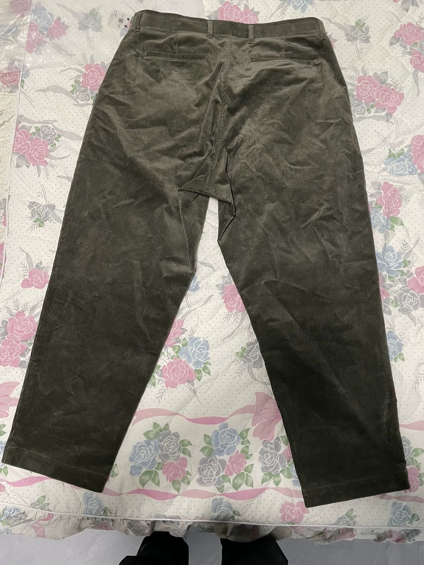 Neighborhood NEIGHBORHOOD CORD.TUCK/C-PT 21AW Corduroy Pants L OD Olive Size US 34 / EU 50 - 2 Thumbnail
